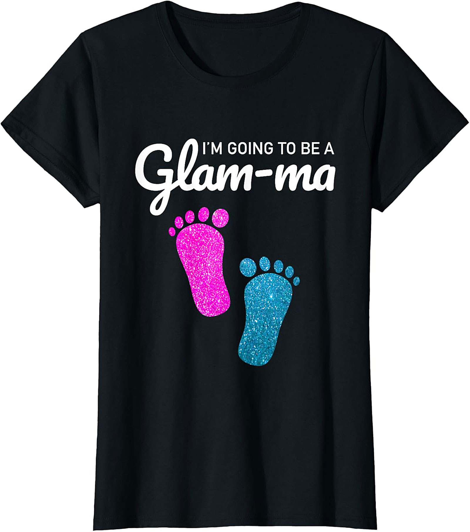 I'm Going To Be A Glam-ma T-Shirt | Fun Pregnancy Reveal Tee