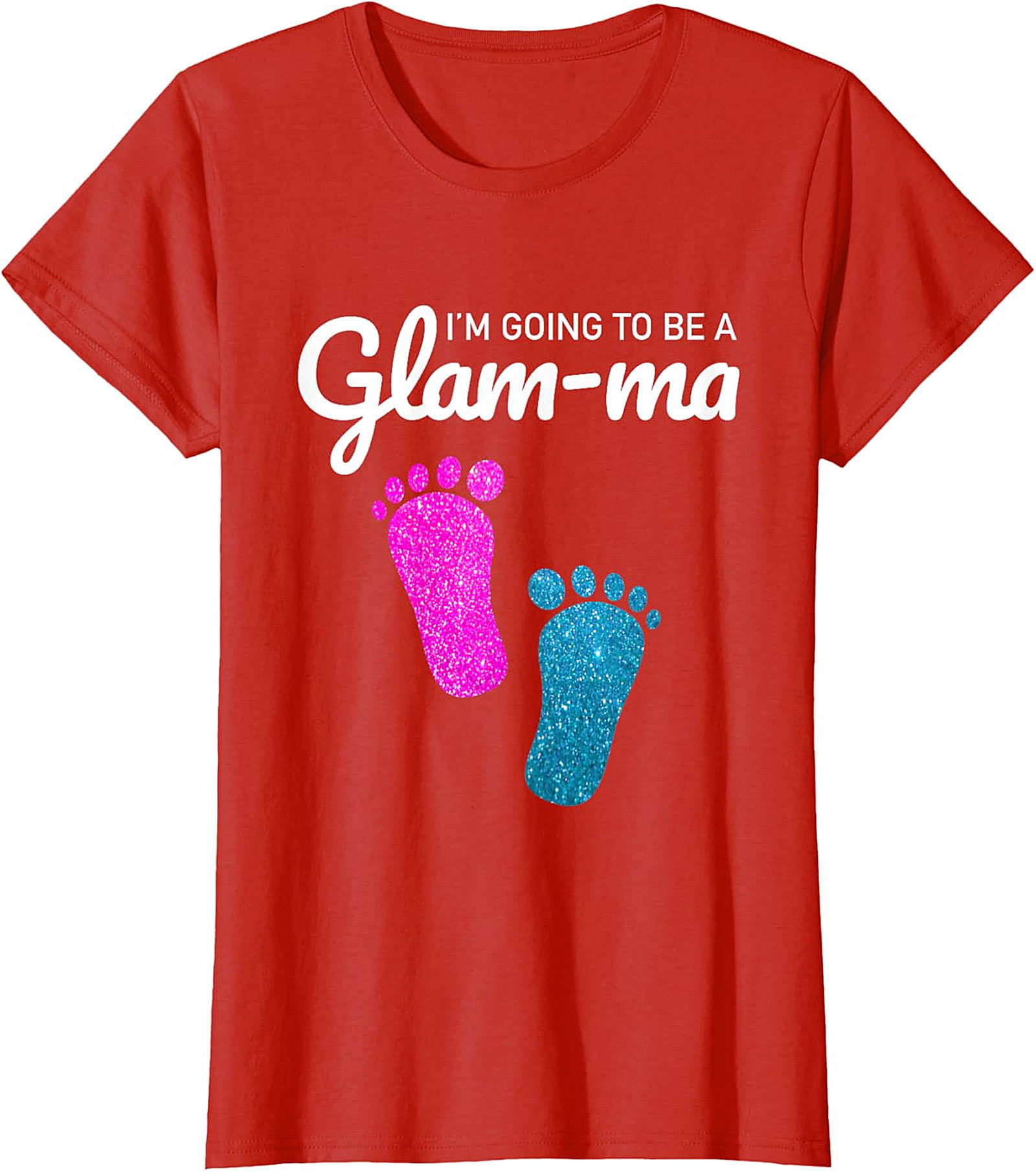 I'm Going To Be A Glam-ma T-Shirt | Fun Pregnancy Reveal Tee