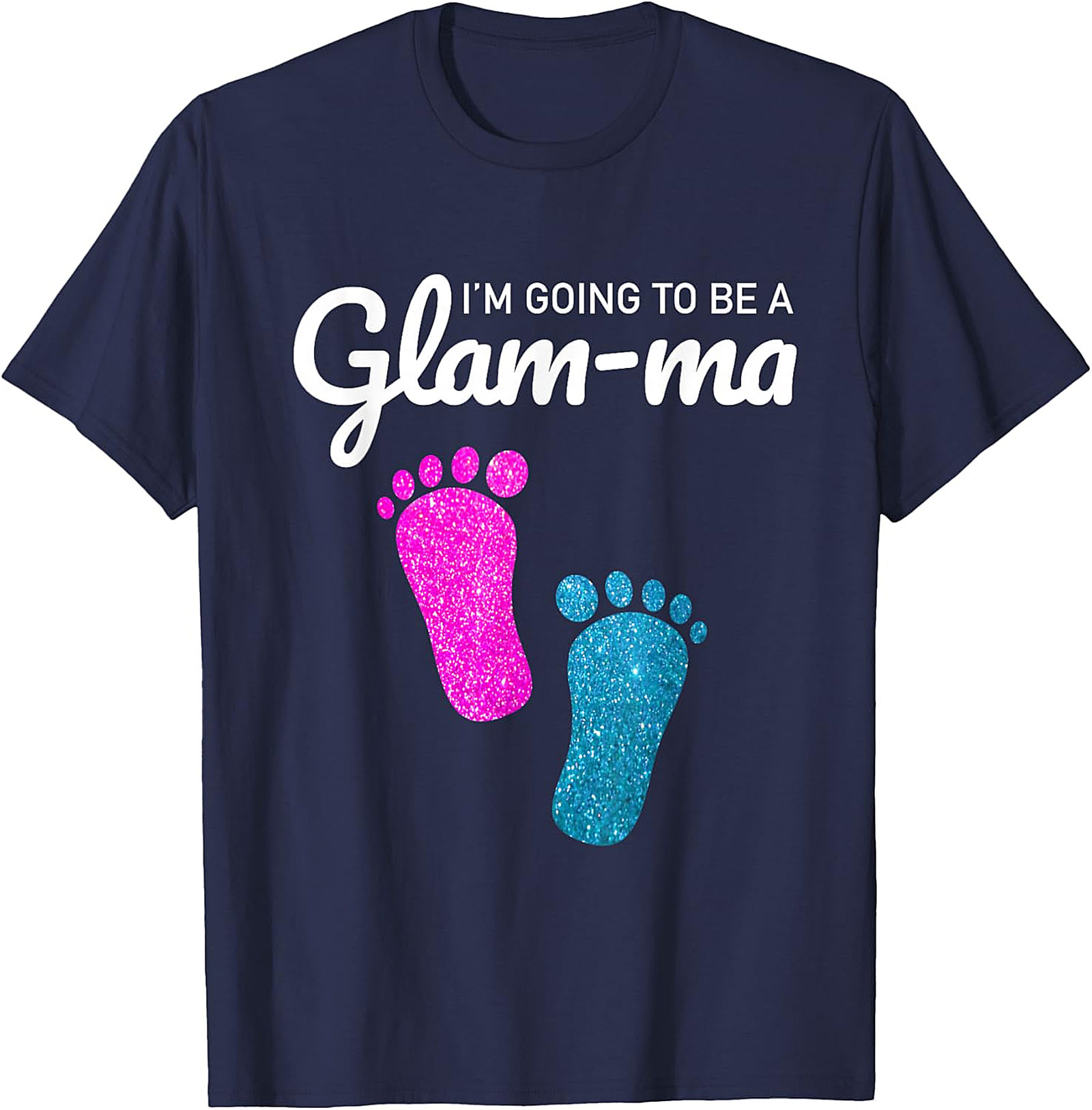 I'm Going To Be A Glam-ma T-Shirt | Fun Pregnancy Reveal Tee