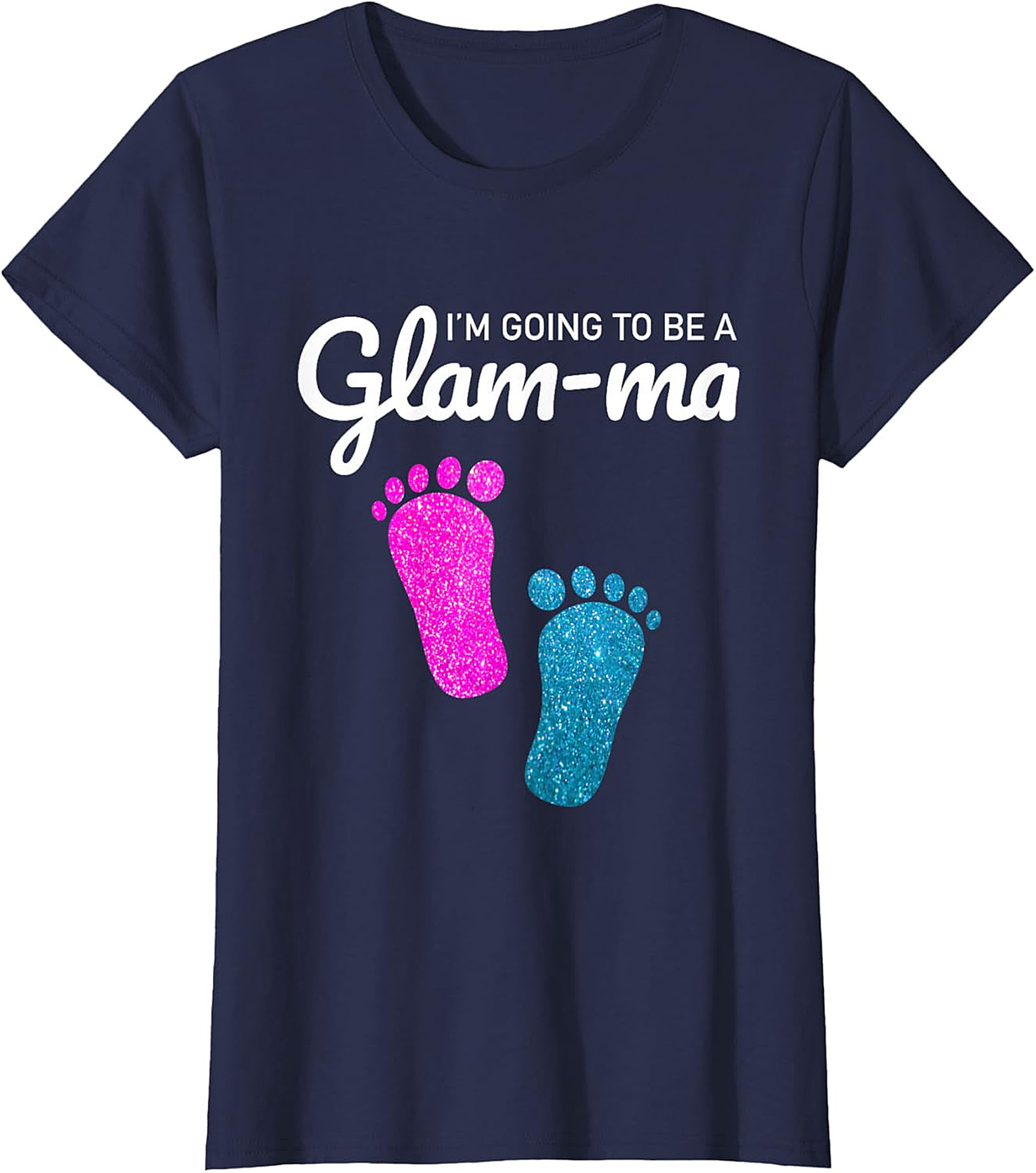 I'm Going To Be A Glam-ma T-Shirt | Fun Pregnancy Reveal Tee