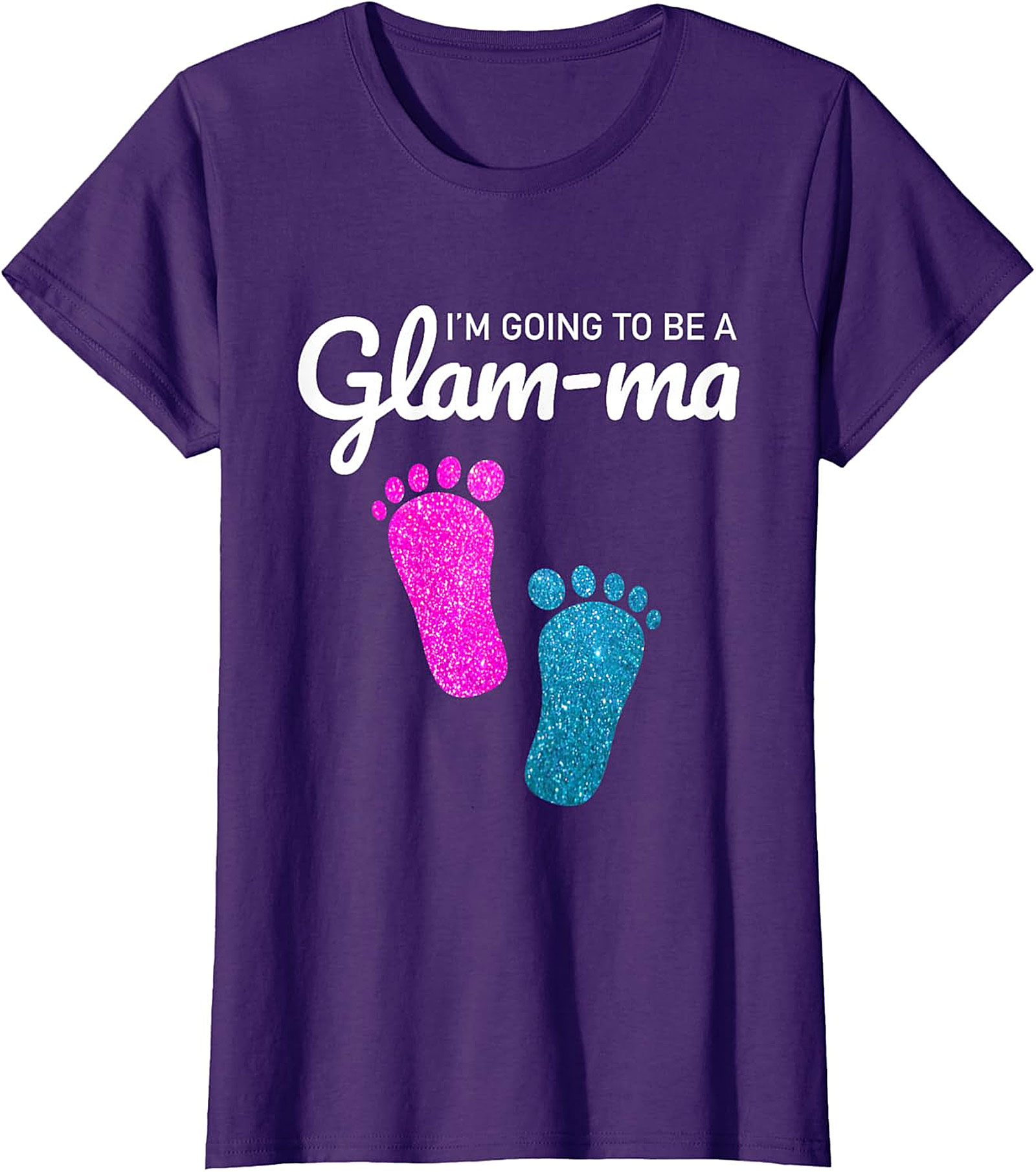 I'm Going To Be A Glam-ma T-Shirt | Fun Pregnancy Reveal Tee
