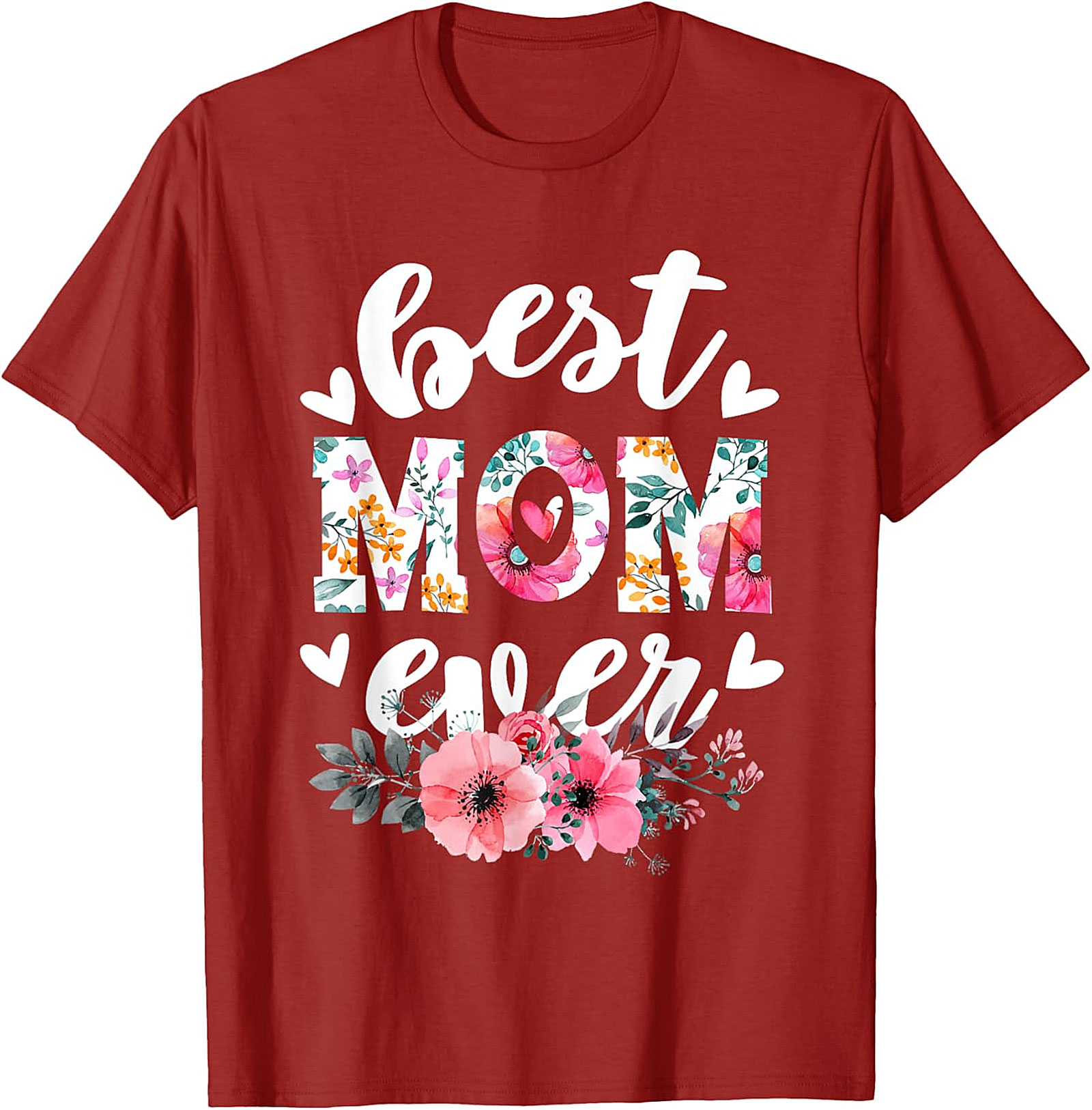 Best Mom Ever T-shirt  Floral Mother's Day Gift Tee
