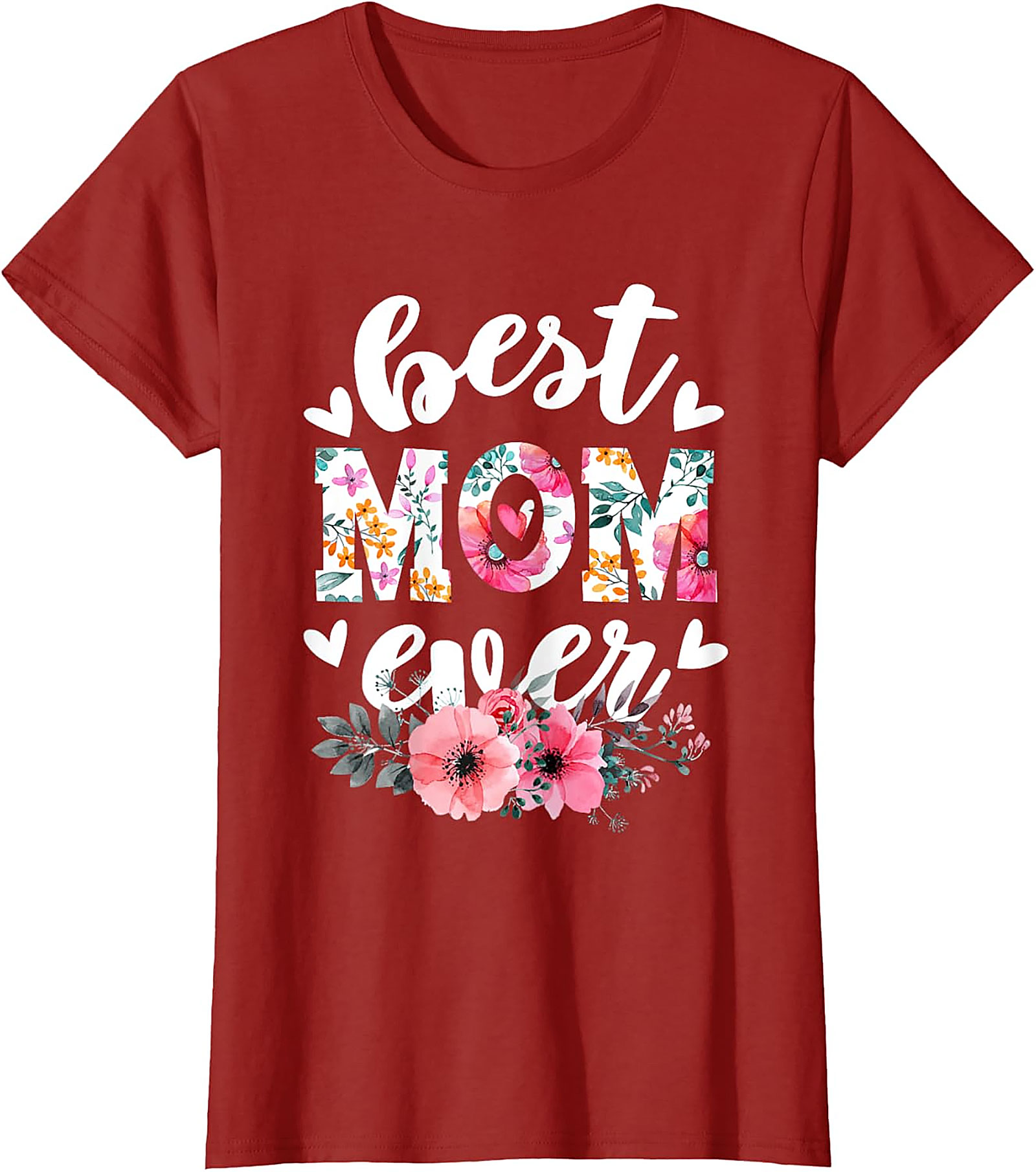 Best Mom Ever T-shirt  Floral Mother's Day Gift Tee