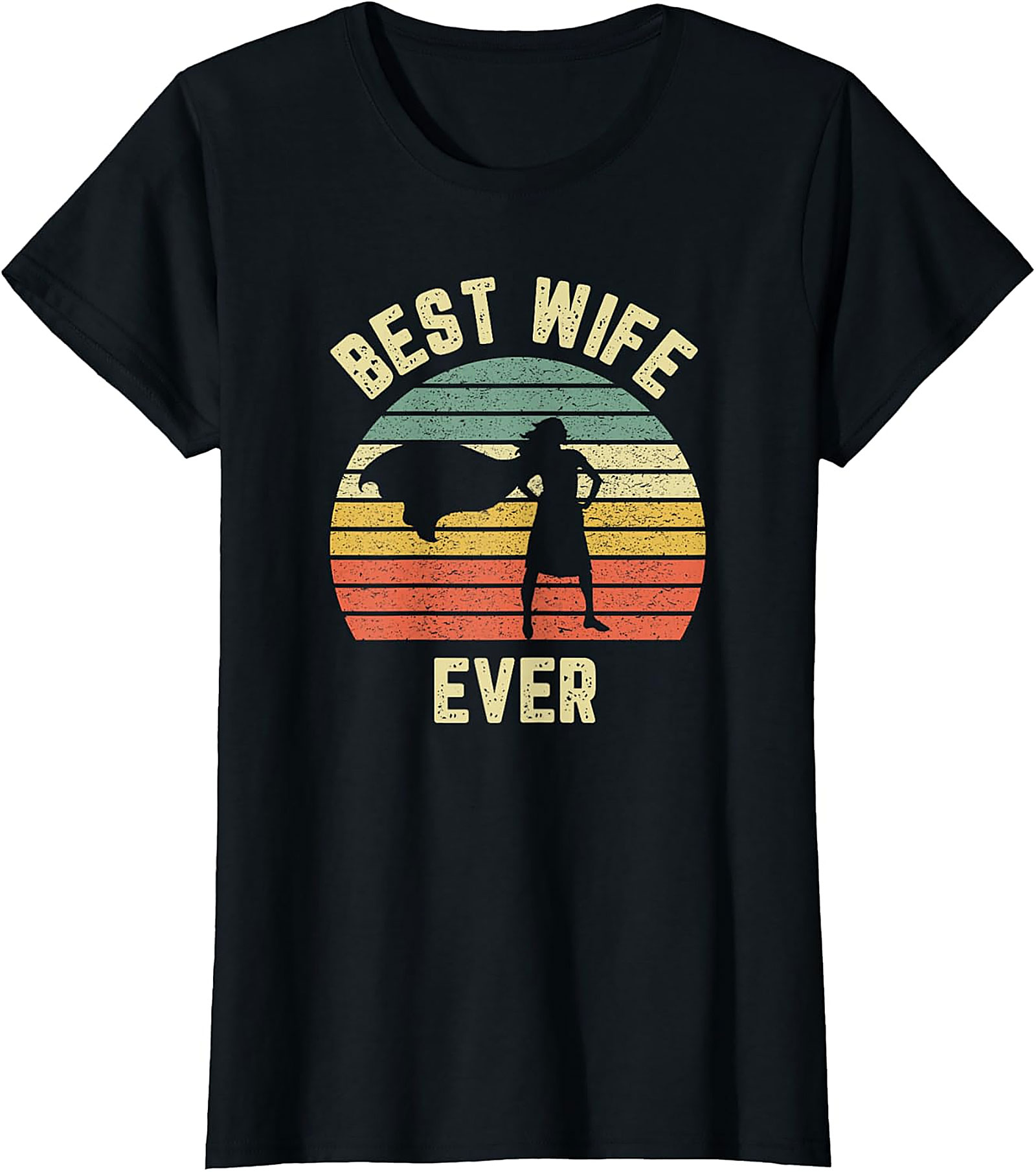 Best Wife Ever Retro Superhero T-Shirt | Funny Gift for Her