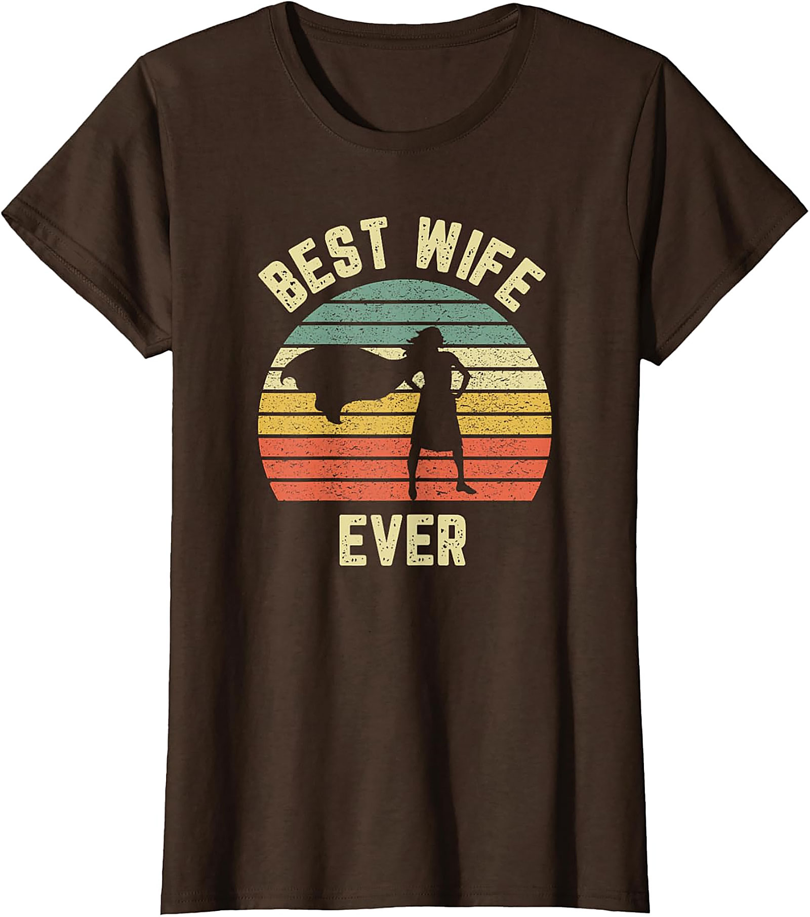Best Wife Ever Retro Superhero T-Shirt | Funny Gift for Her