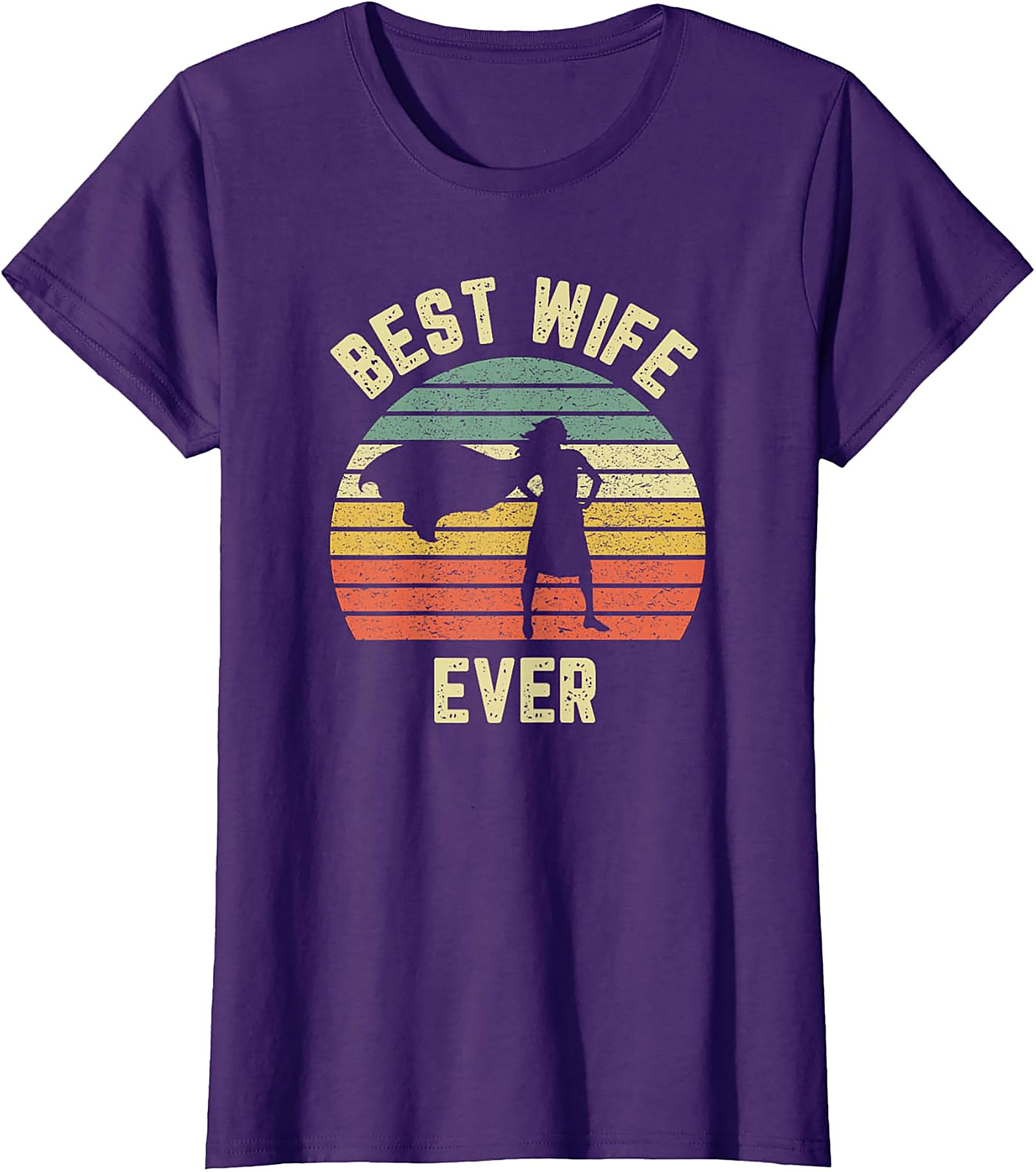 Best Wife Ever Retro Superhero T-Shirt | Funny Gift for Her