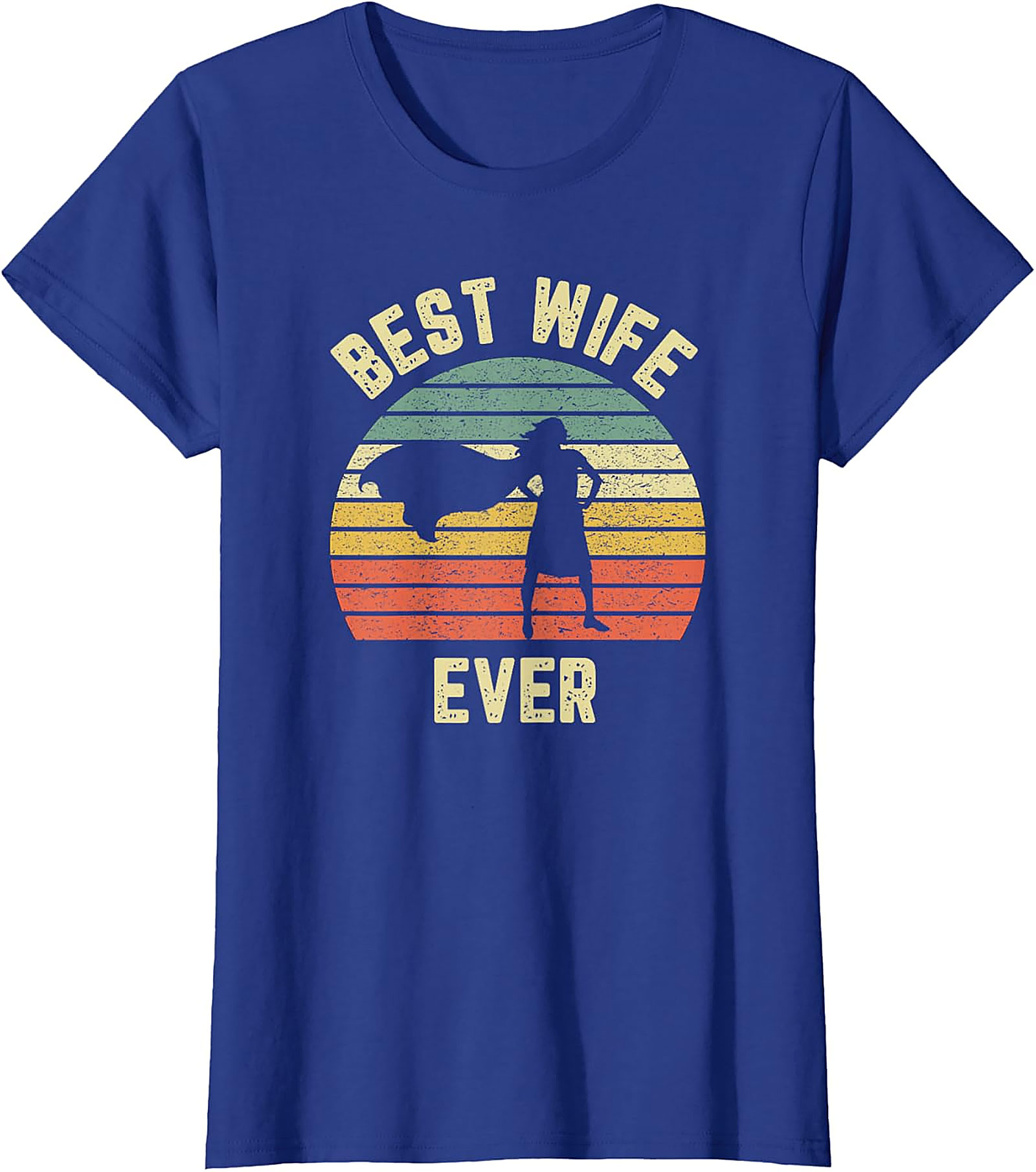Best Wife Ever Retro Superhero T-Shirt | Funny Gift for Her