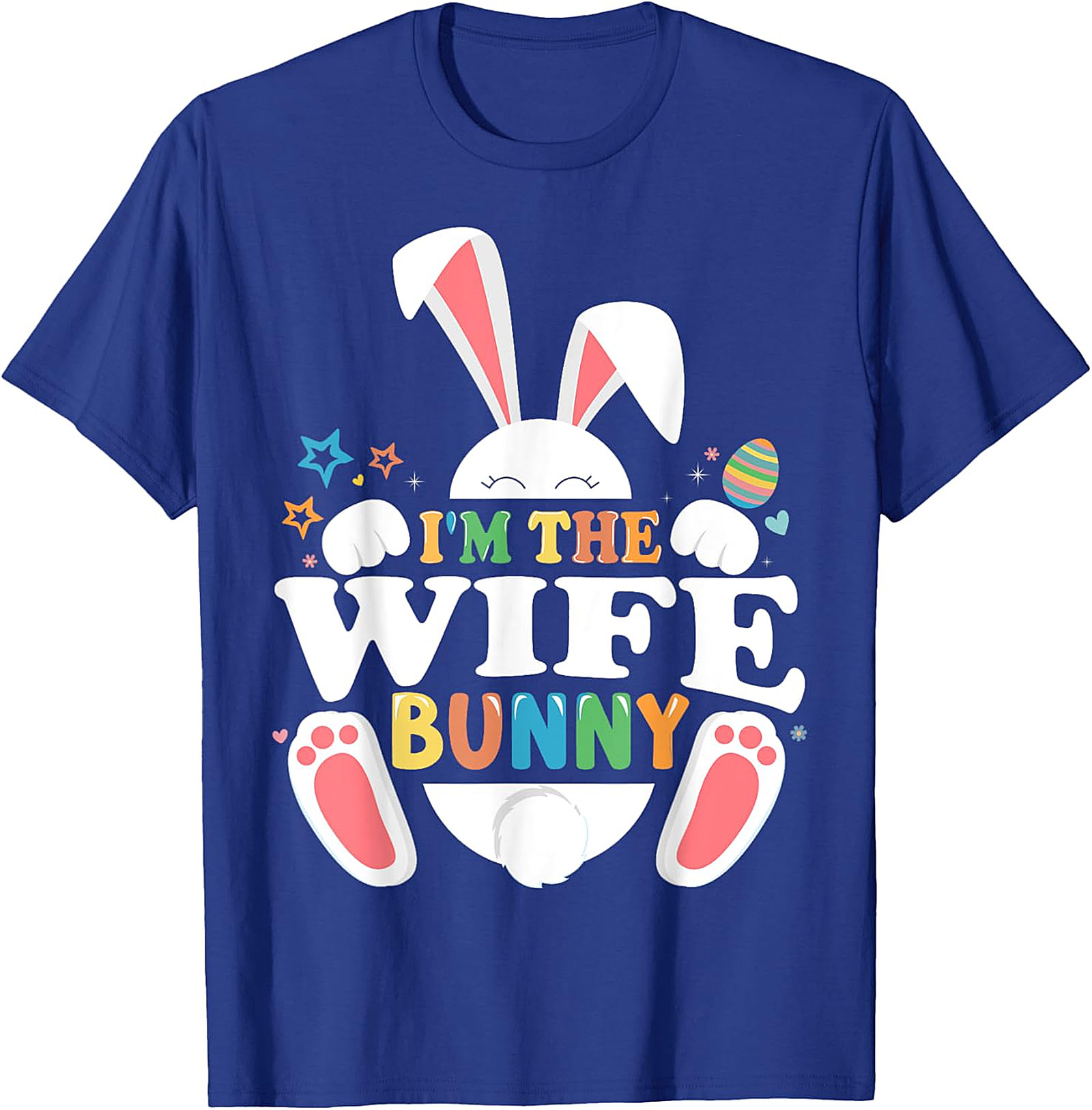 Wife Bunny Easter T-Shirt | Cute Women's Graphic Tee