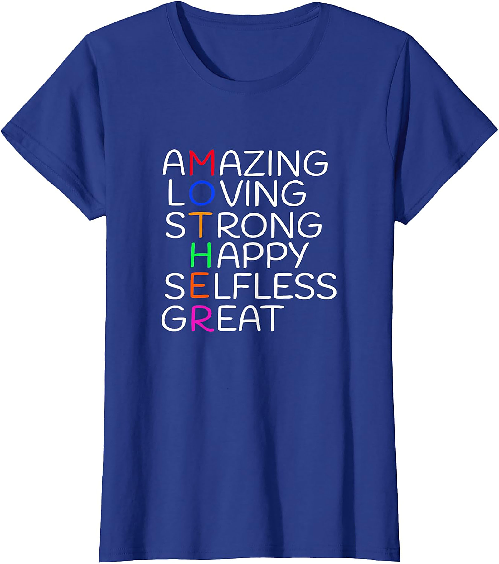 Mother Acronym T-shirt Meaningful Gift for Mom Soft Cotton