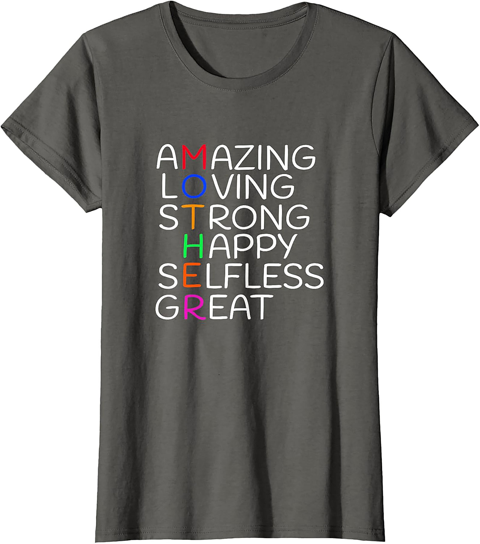 Mother Acronym T-shirt Meaningful Gift for Mom Soft Cotton