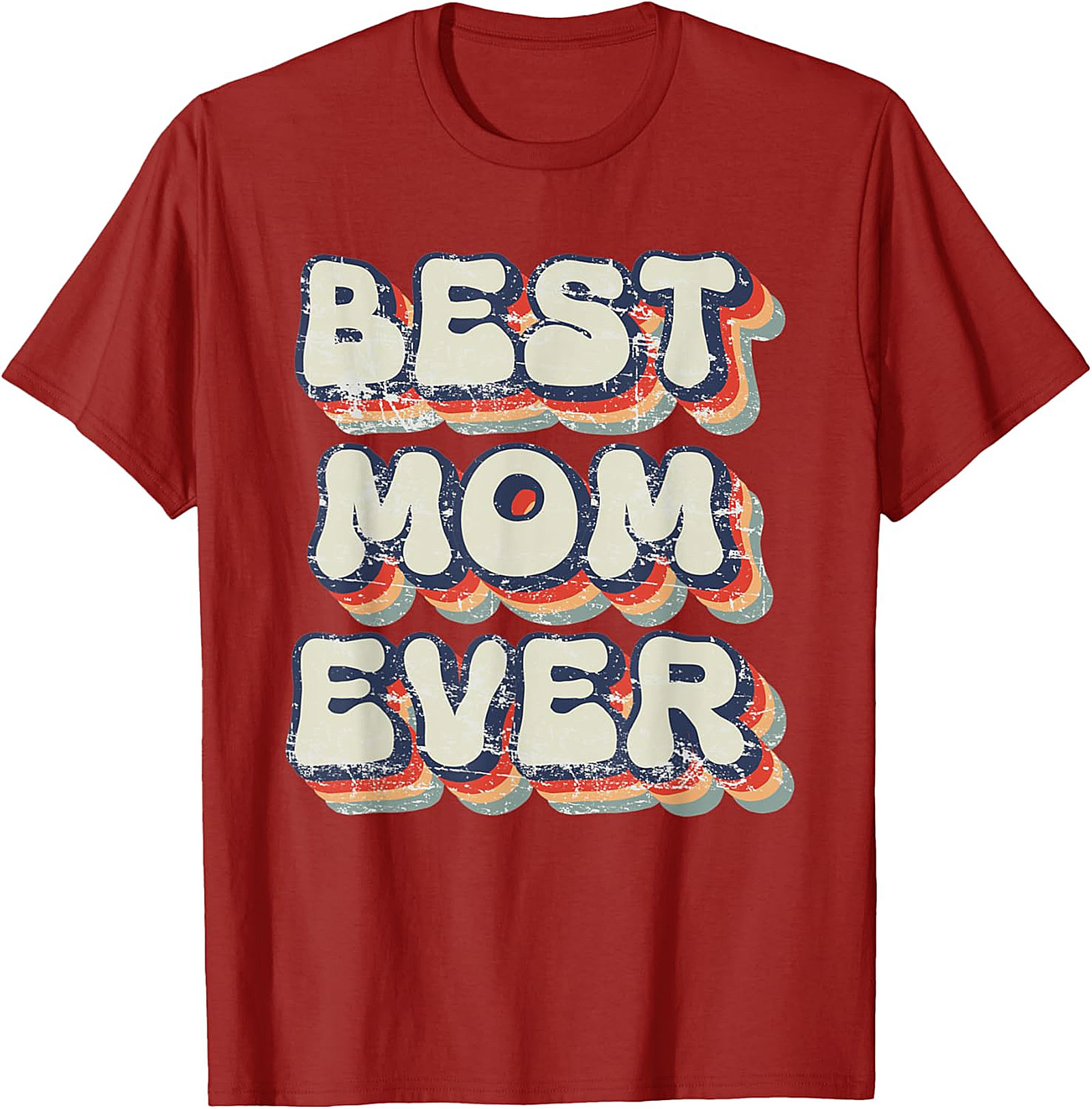 Retro Best Mom Ever T-shirt Vintage Graphic Tee Gift