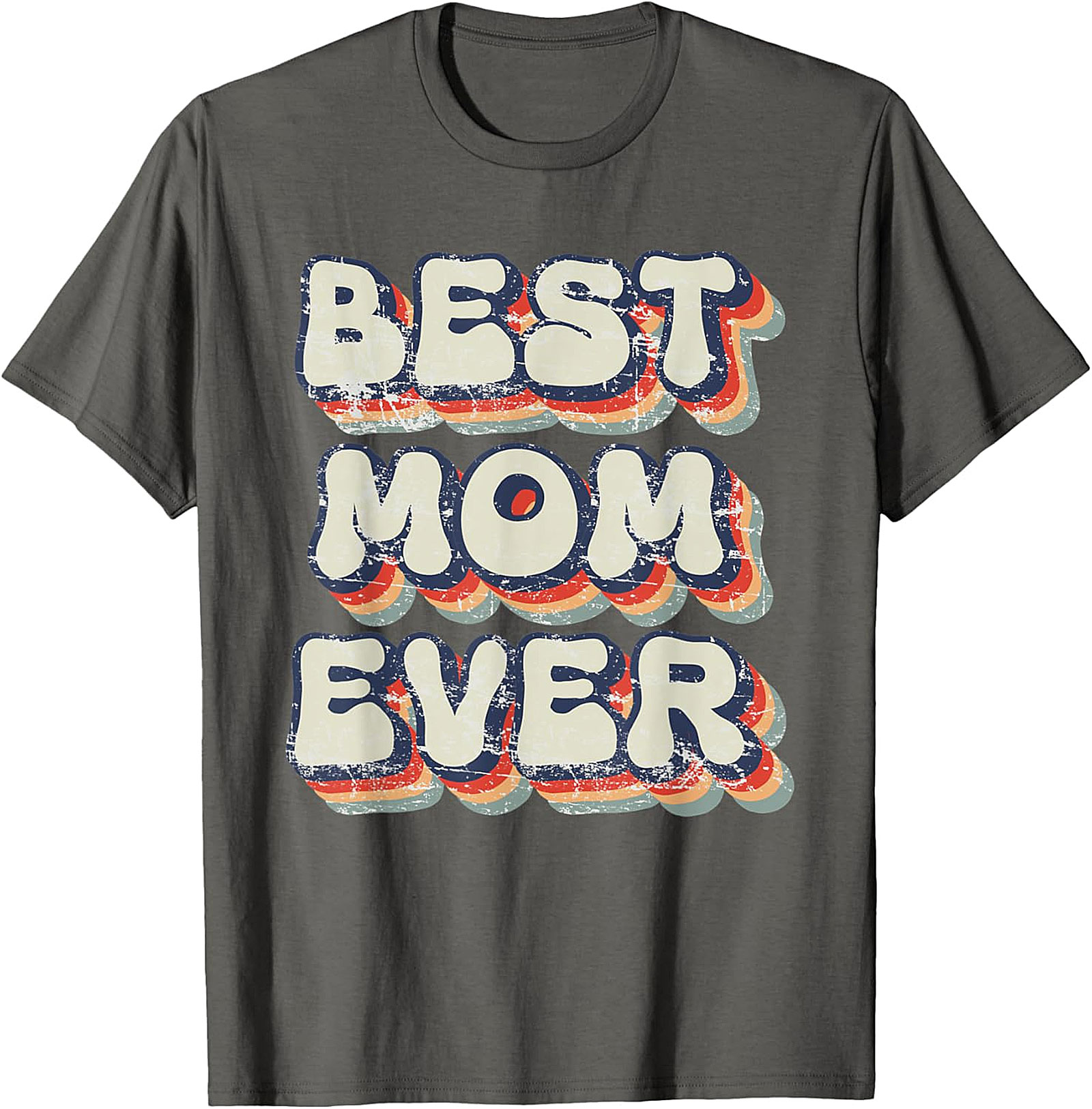 Retro Best Mom Ever T-shirt Vintage Graphic Tee Gift