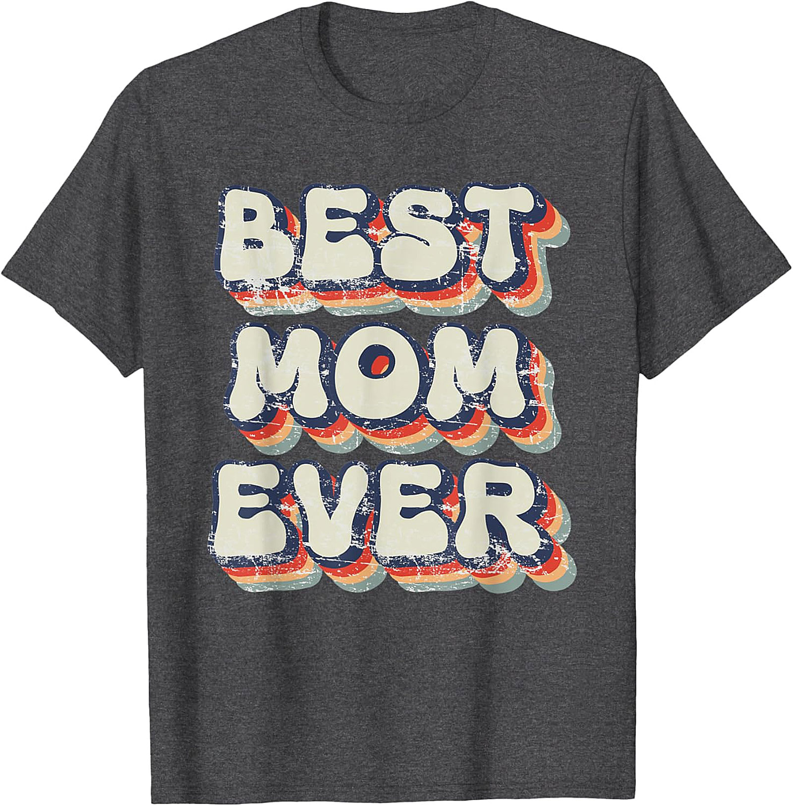 Retro Best Mom Ever T-shirt Vintage Graphic Tee Gift