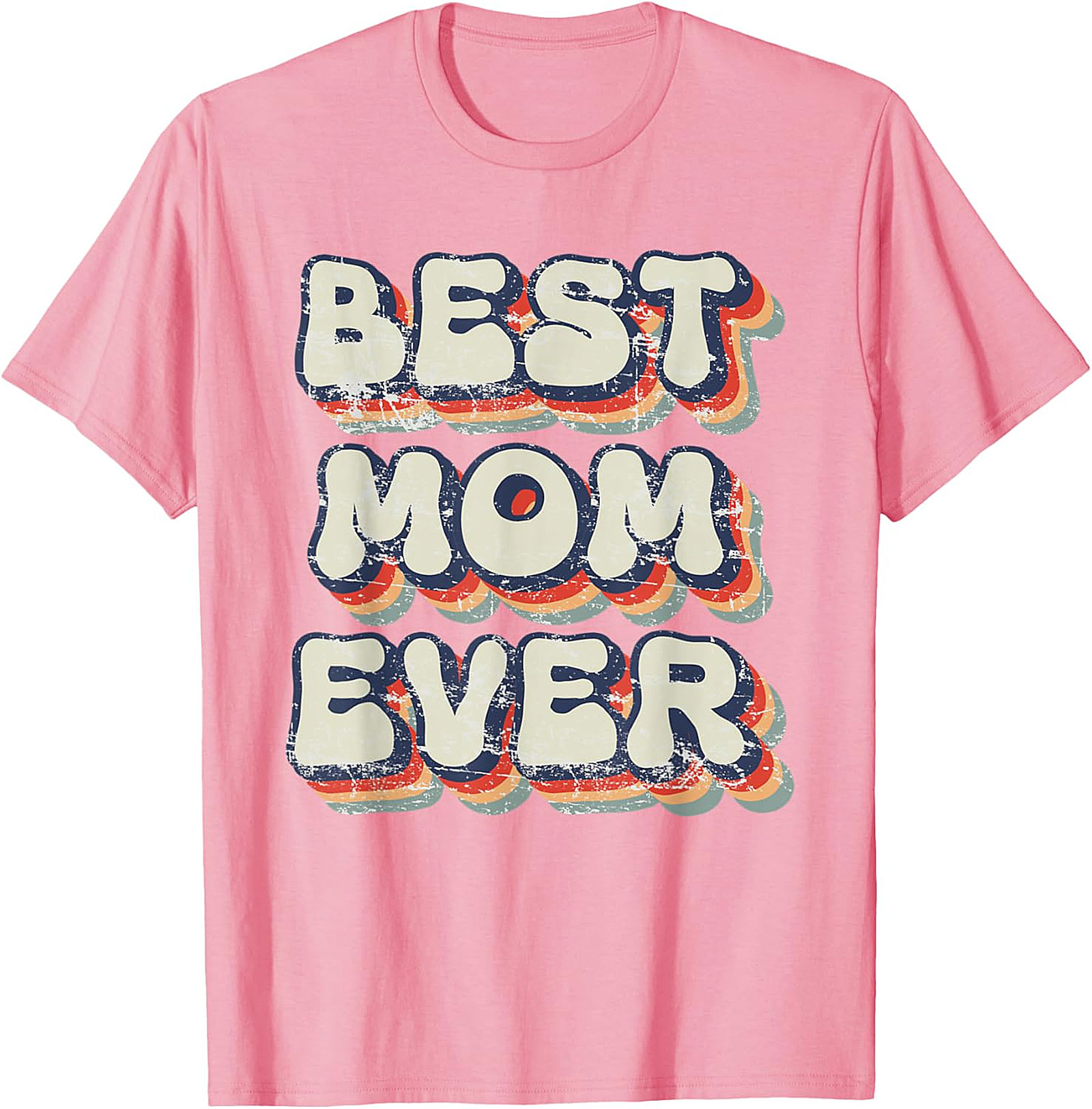 Retro Best Mom Ever T-shirt Vintage Graphic Tee Gift