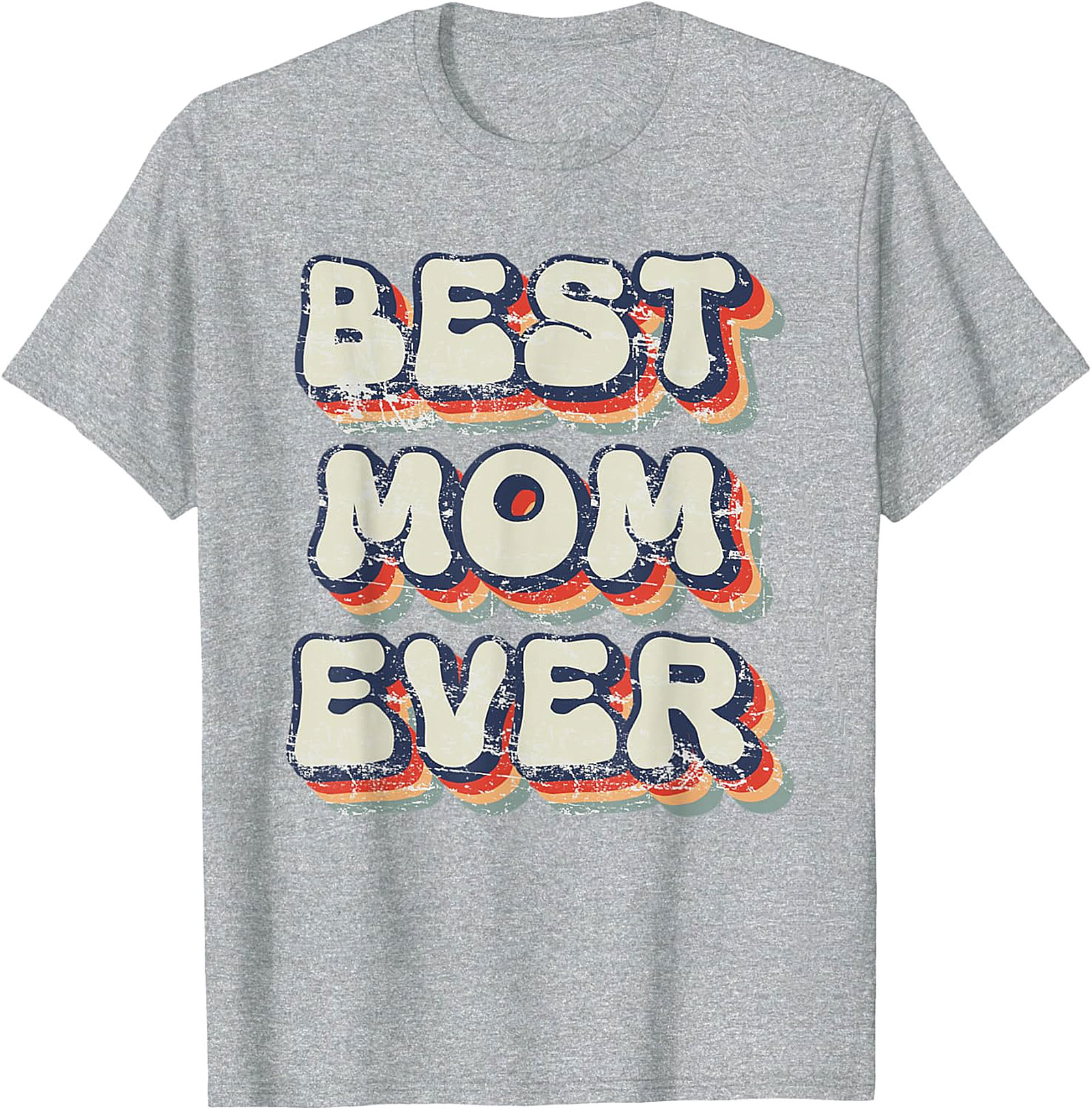 Retro Best Mom Ever T-shirt Vintage Graphic Tee Gift