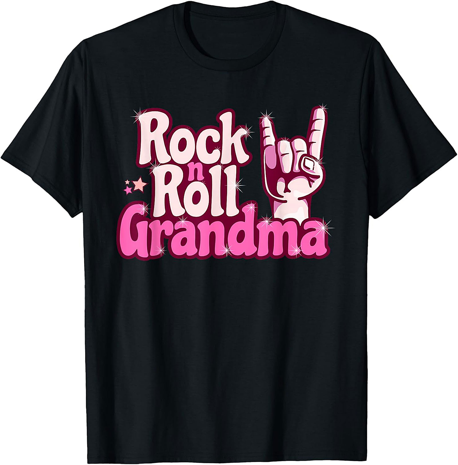 Rock n Roll Grandma T-Shirt | Funny Retro Graphic Tee