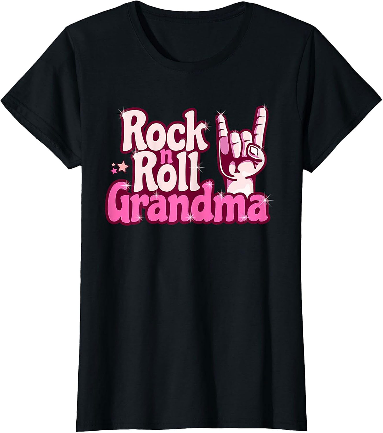 Rock n Roll Grandma T-Shirt | Funny Retro Graphic Tee