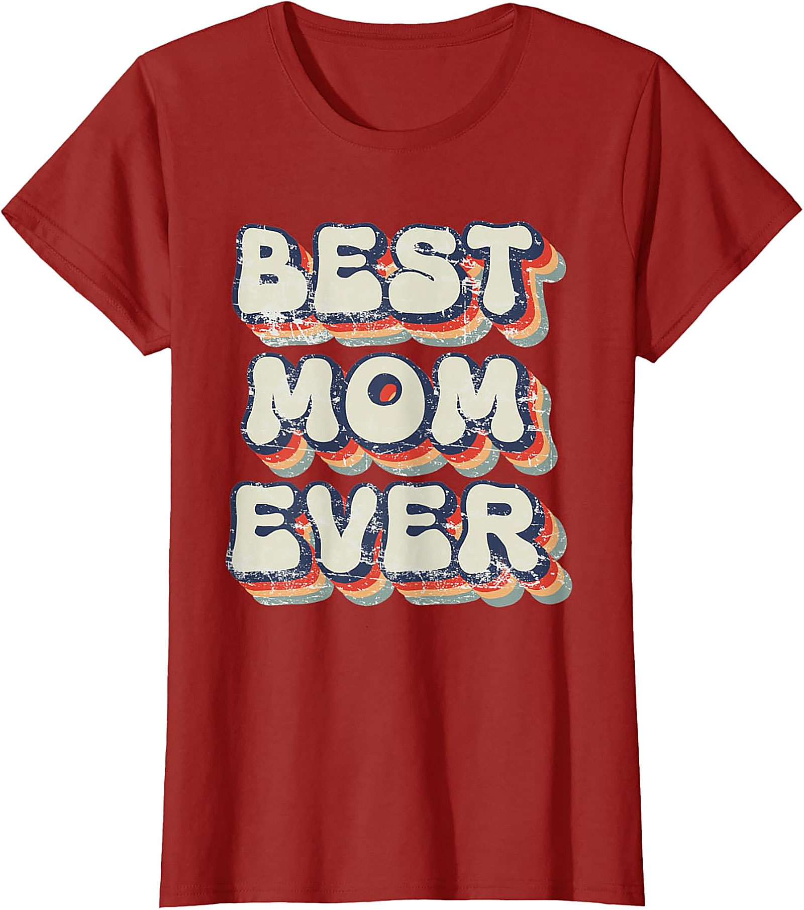 Retro Best Mom Ever T-shirt Vintage Graphic Tee Gift