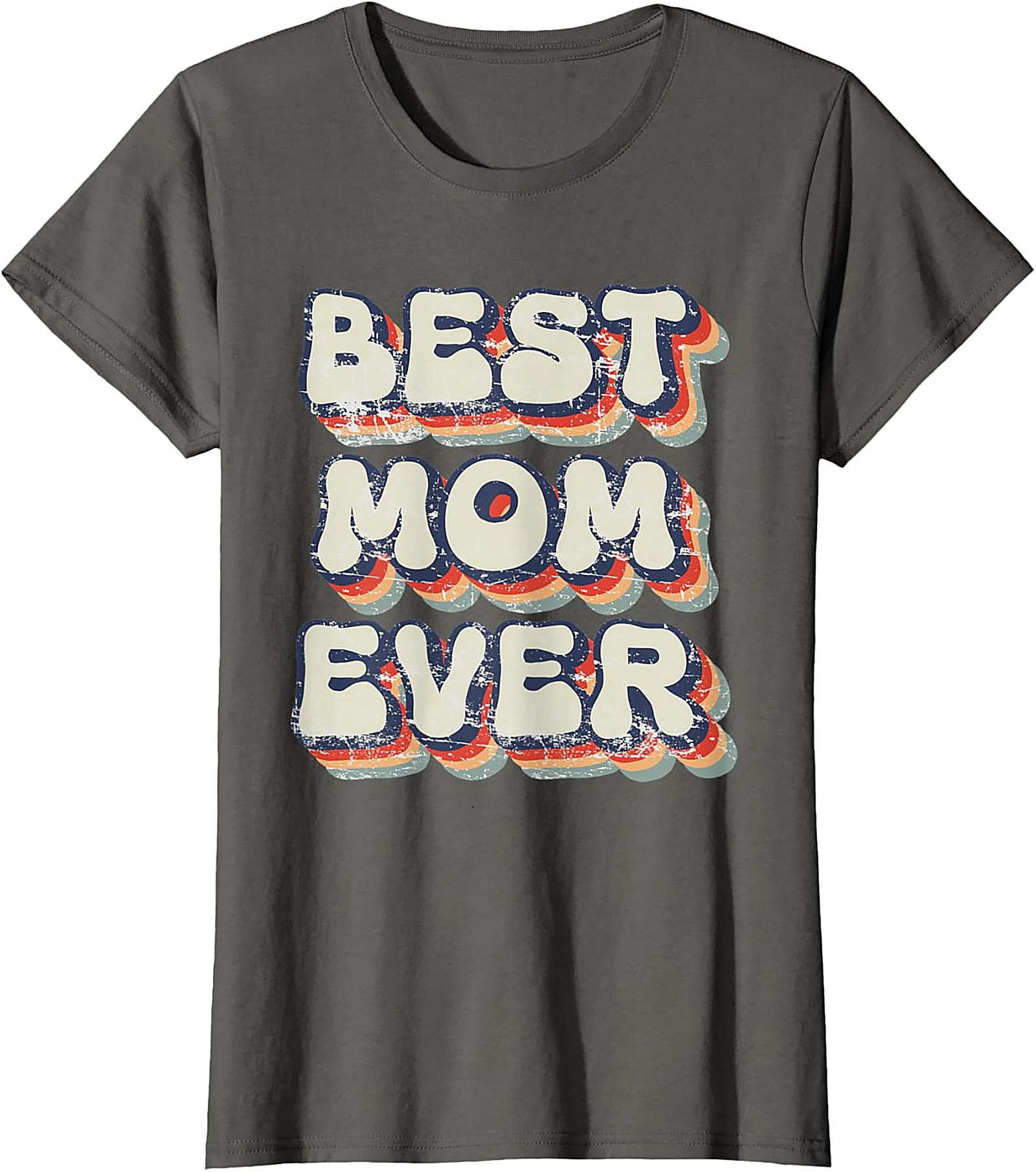 Retro Best Mom Ever T-shirt Vintage Graphic Tee Gift