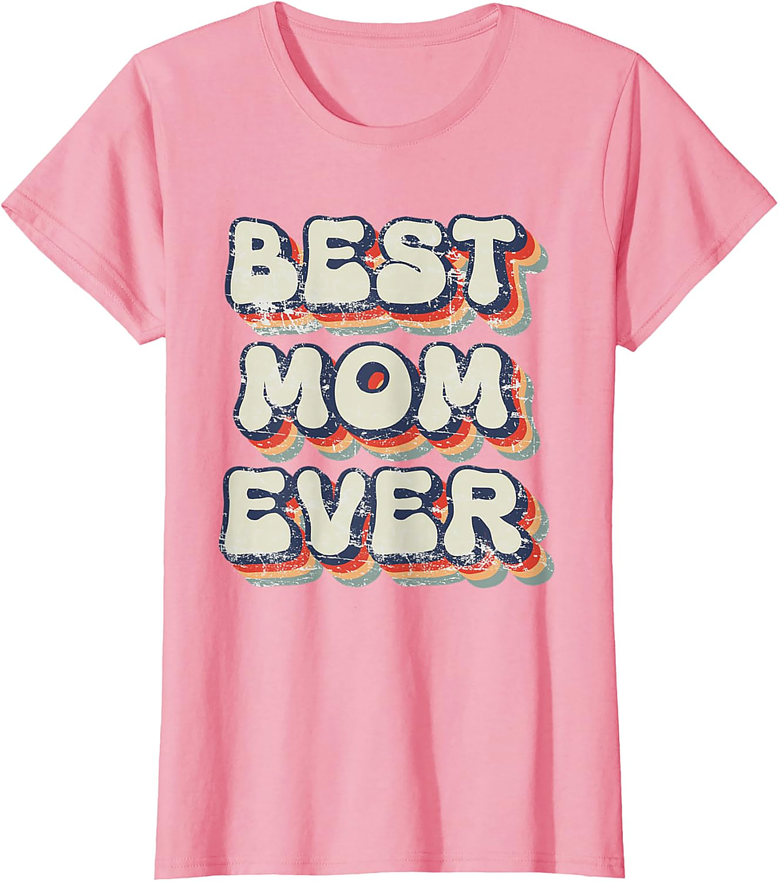Retro Best Mom Ever T-shirt Vintage Graphic Tee Gift