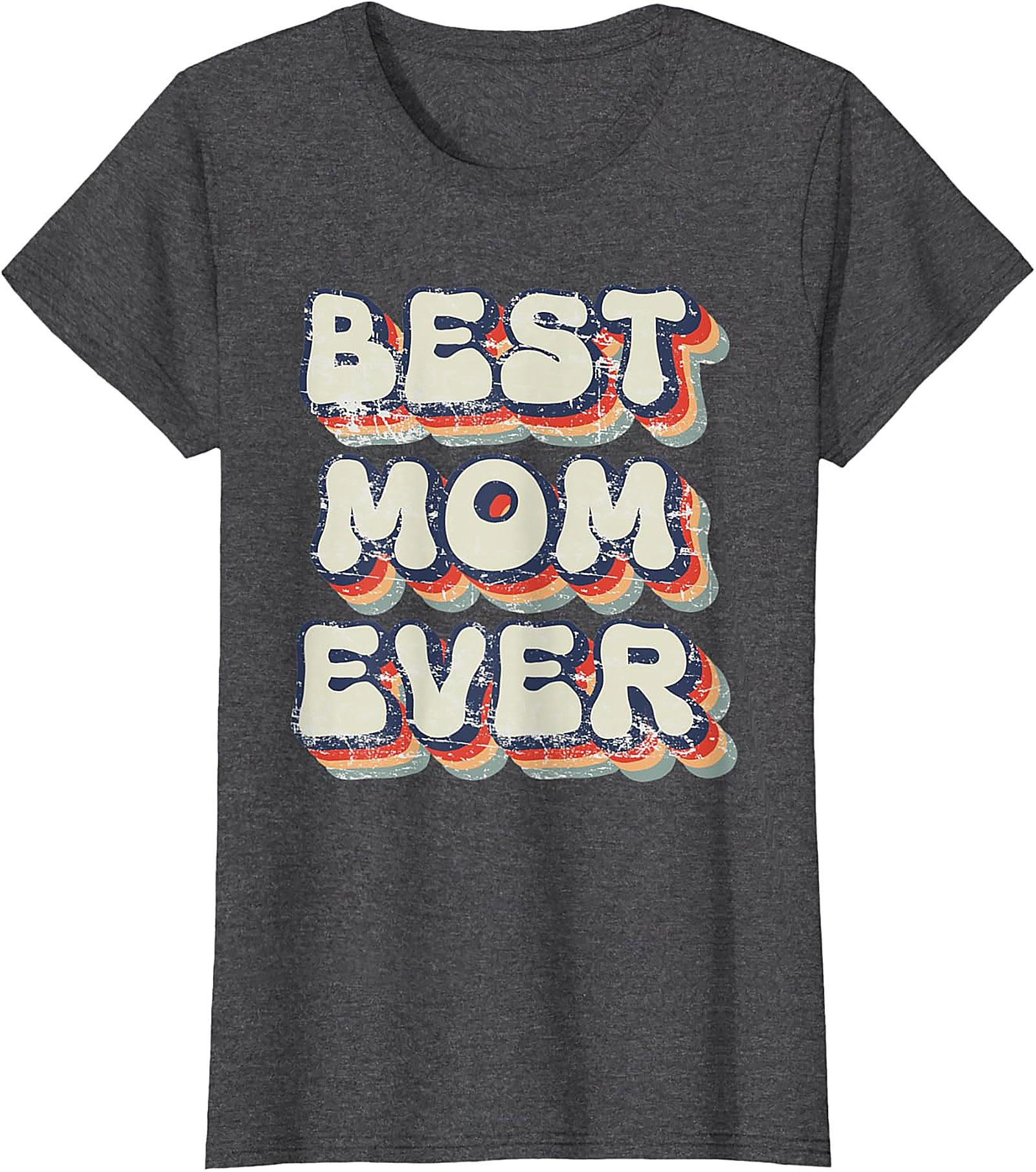 Retro Best Mom Ever T-shirt Vintage Graphic Tee Gift