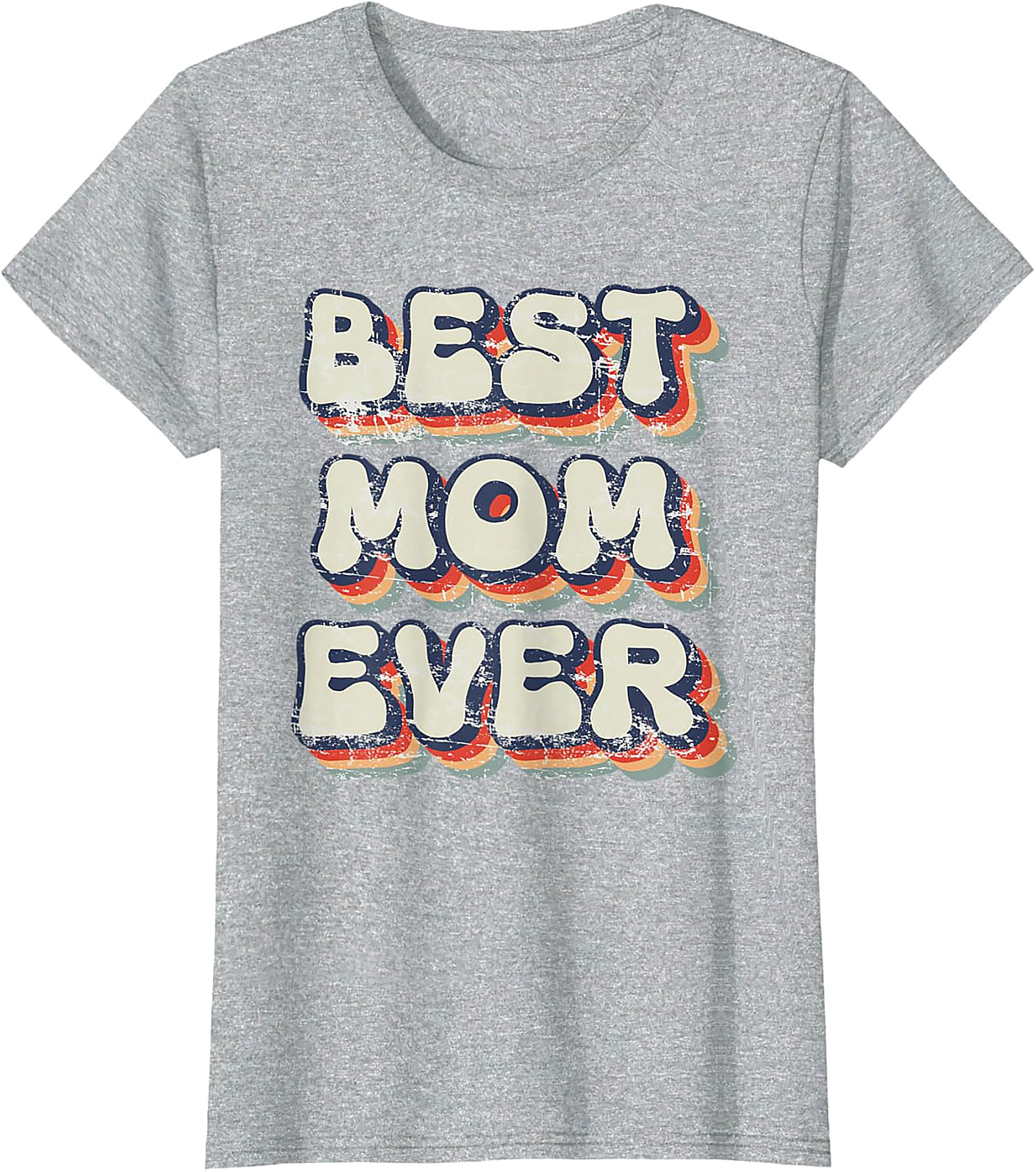 Retro Best Mom Ever T-shirt Vintage Graphic Tee Gift
