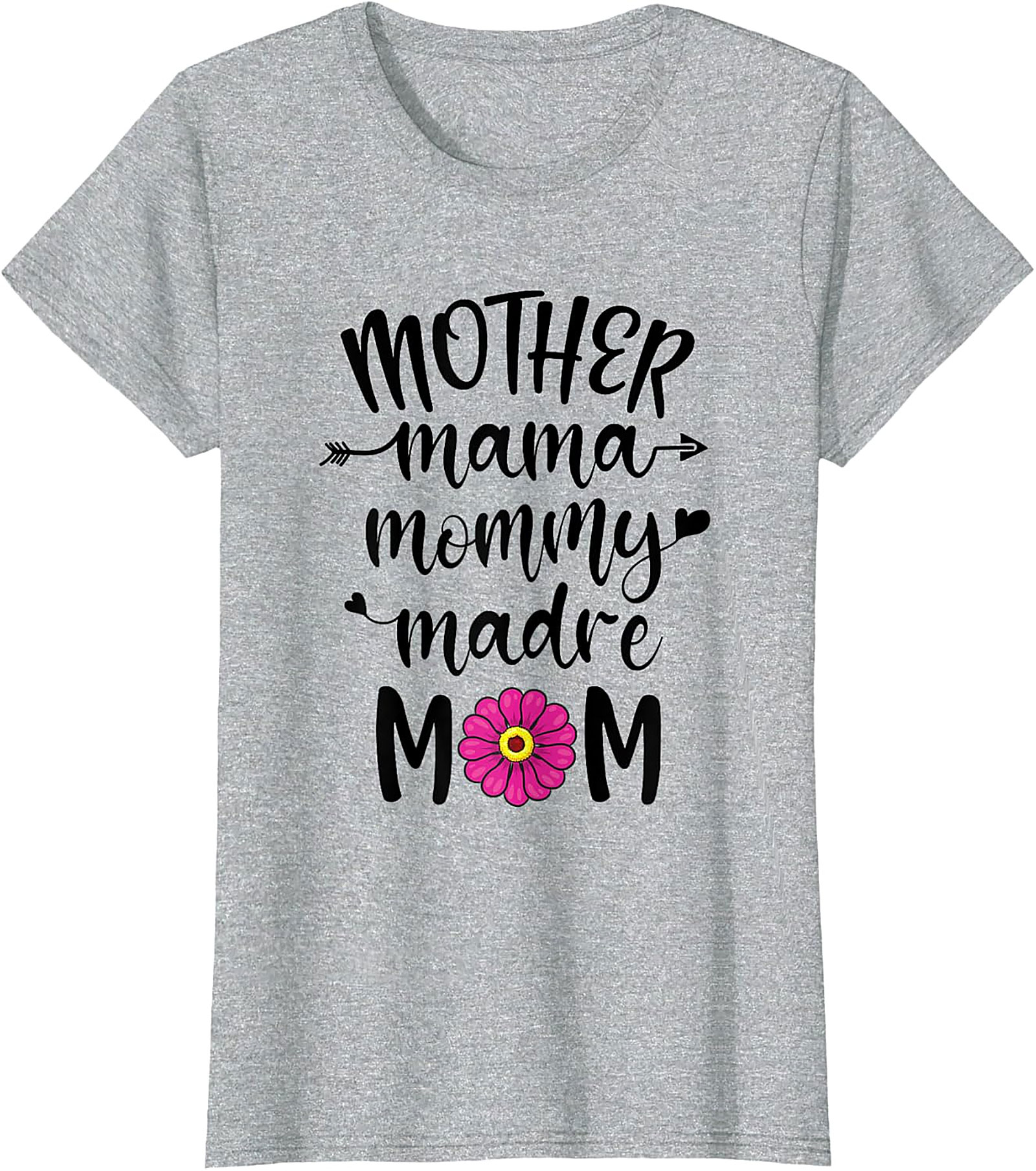 Mother Mama Mommy Madre Mom T-shirt Floral Mother's Day Tee