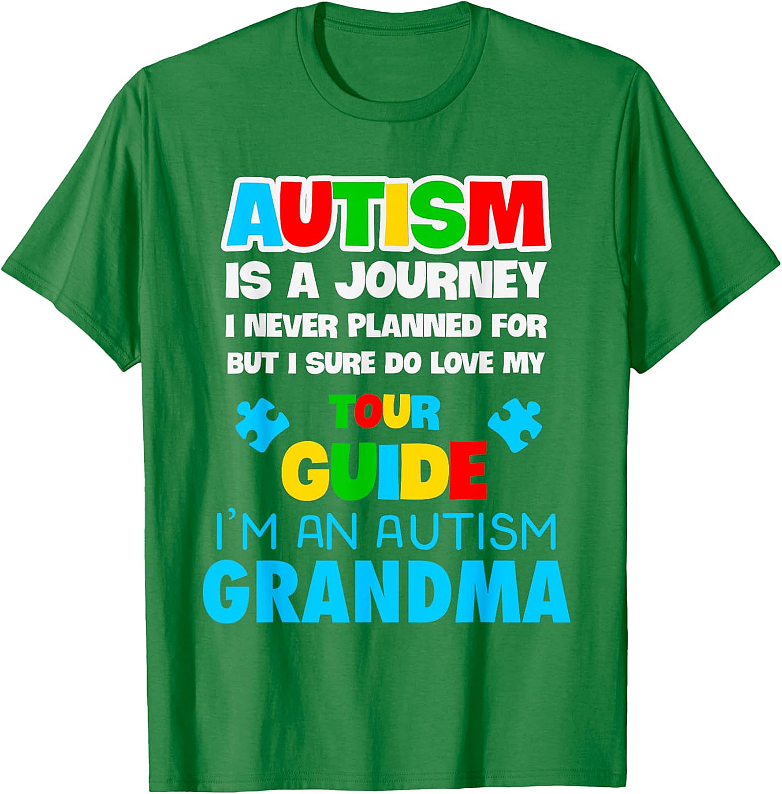 Autism Grandma T-Shirt | Love My Tour Guide Graphic Tee