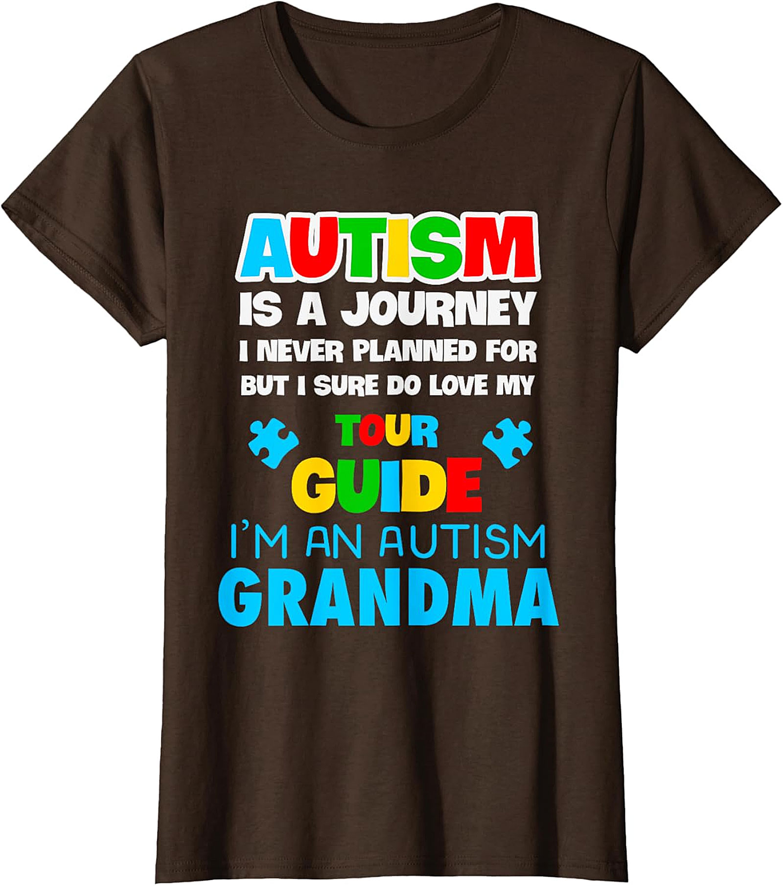 Autism Grandma T-Shirt | Love My Tour Guide Graphic Tee