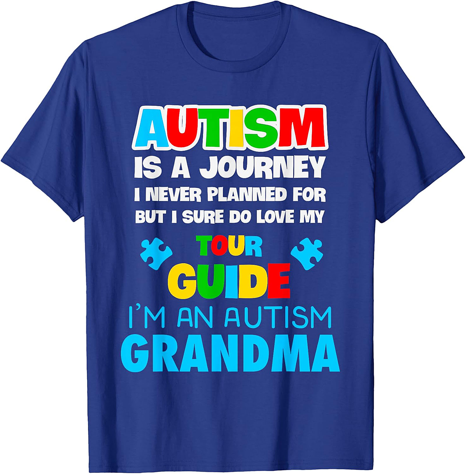 Autism Grandma T-Shirt | Love My Tour Guide Graphic Tee