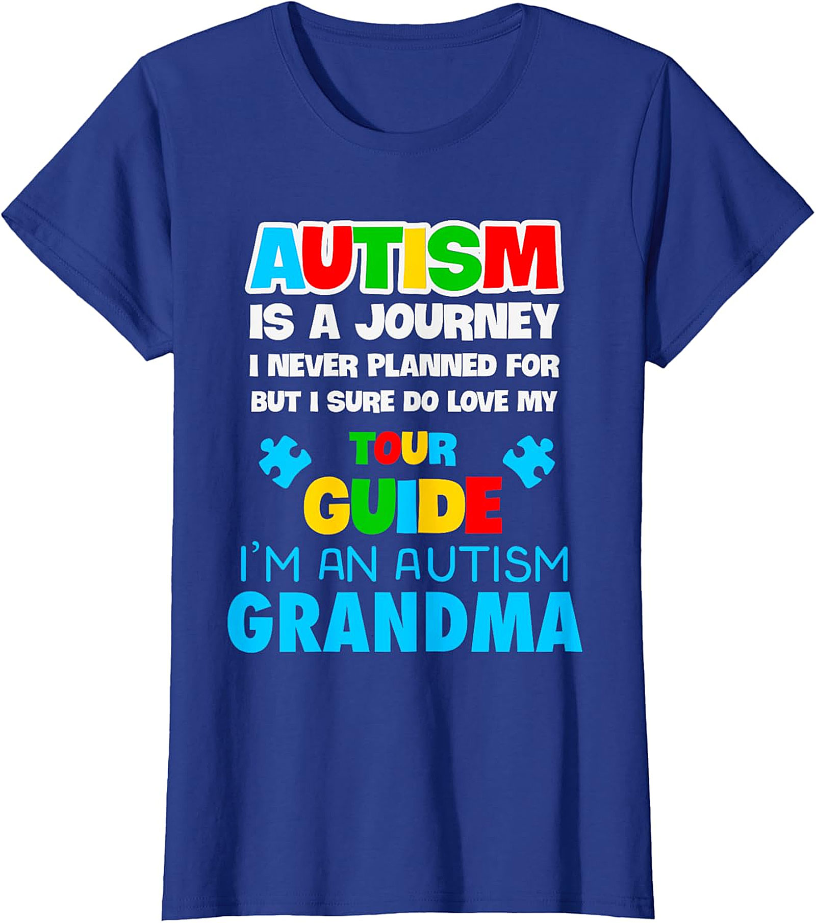 Autism Grandma T-Shirt | Love My Tour Guide Graphic Tee