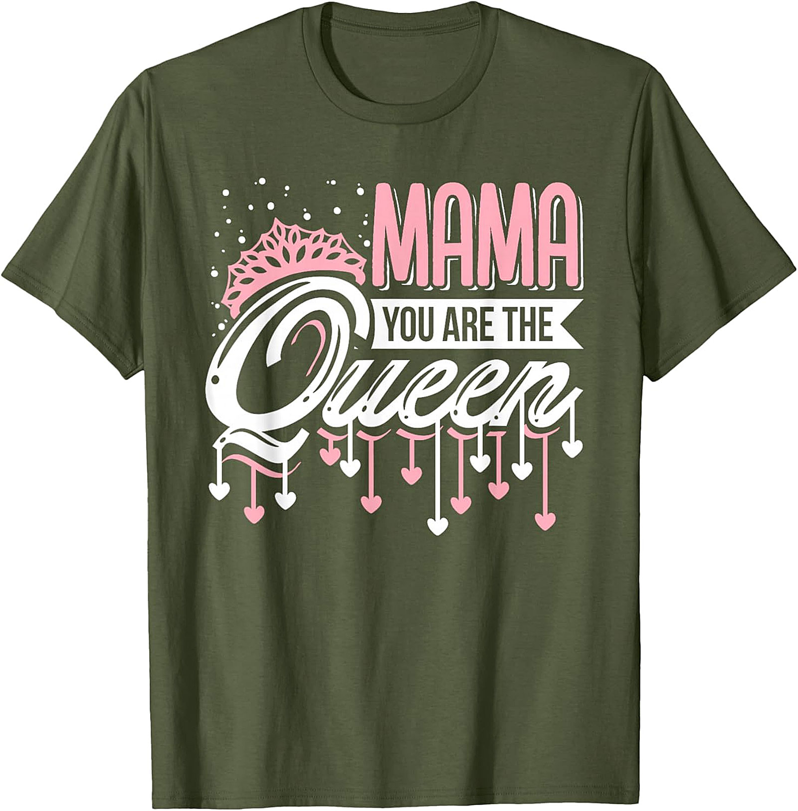  Mama You Are The Queen Graphic Tee Premium Mom Gift