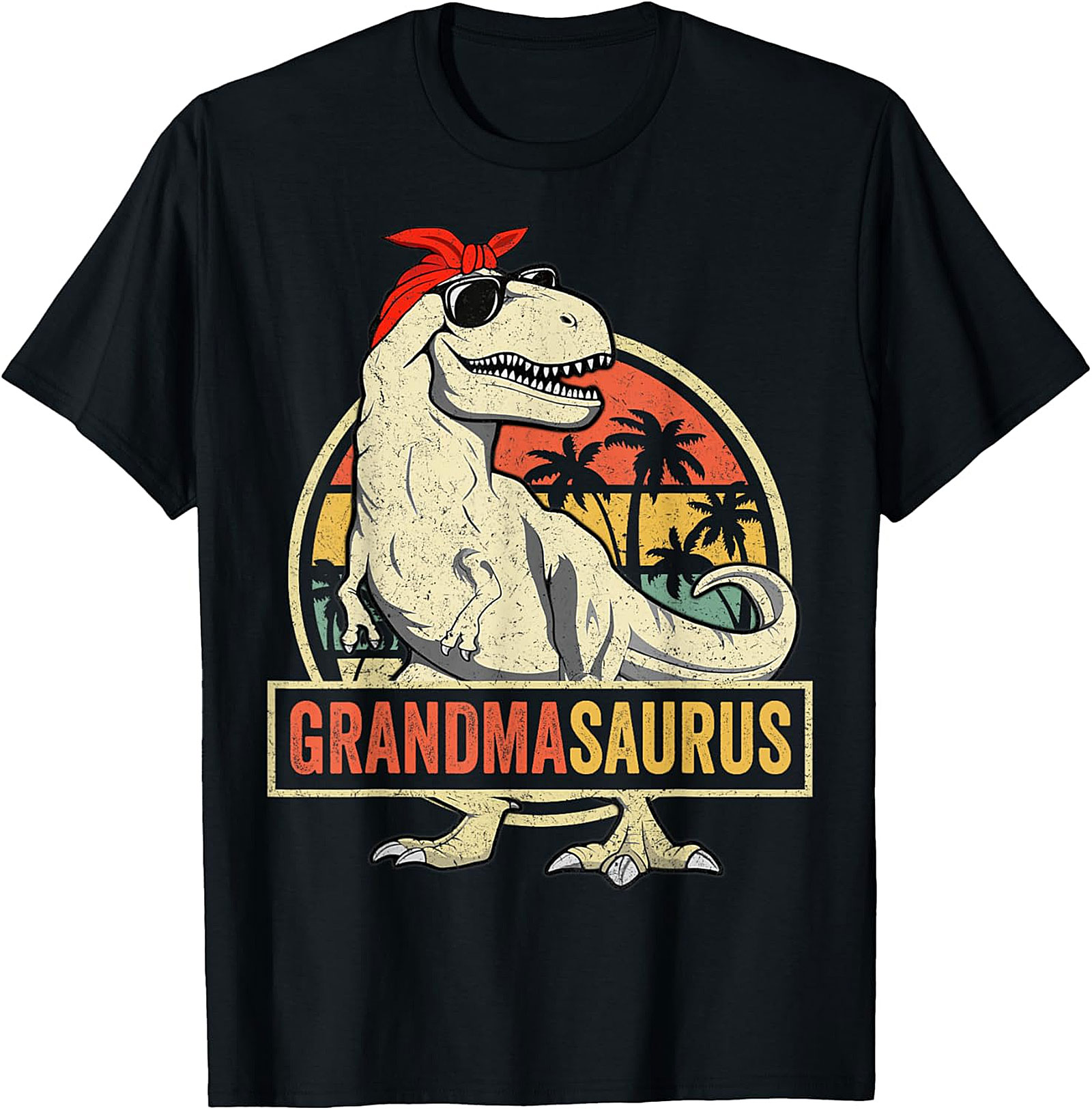 Grandmasaurus T-Shirt | Funny Retro Grandma Gift Tee