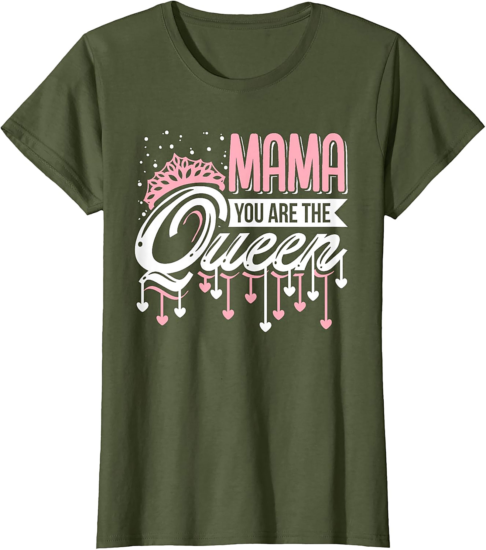  Mama You Are The Queen Graphic Tee Premium Mom Gift