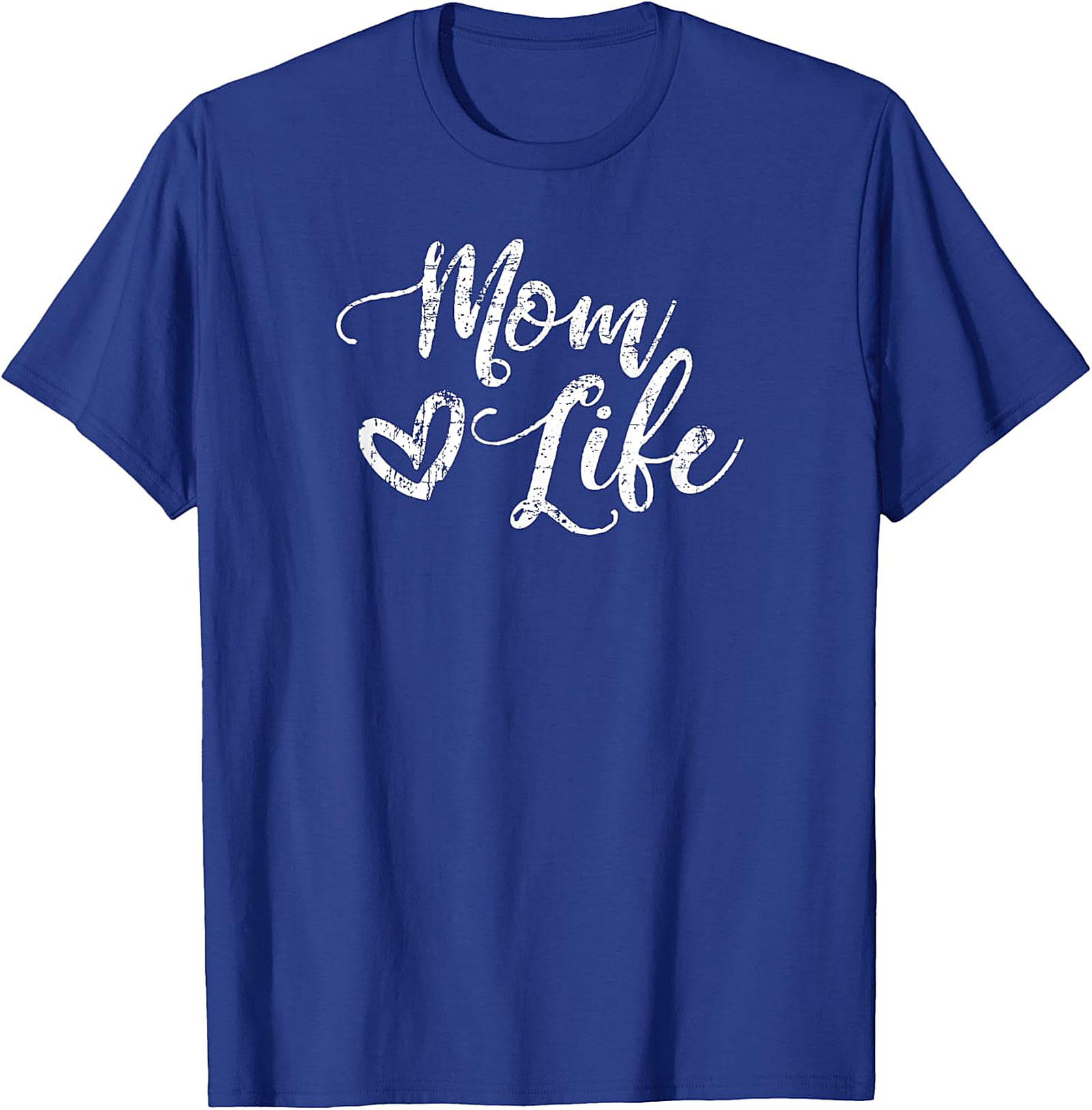  Mom Life Heart Graphic T-Shirt Soft Unisex Cotton Tee