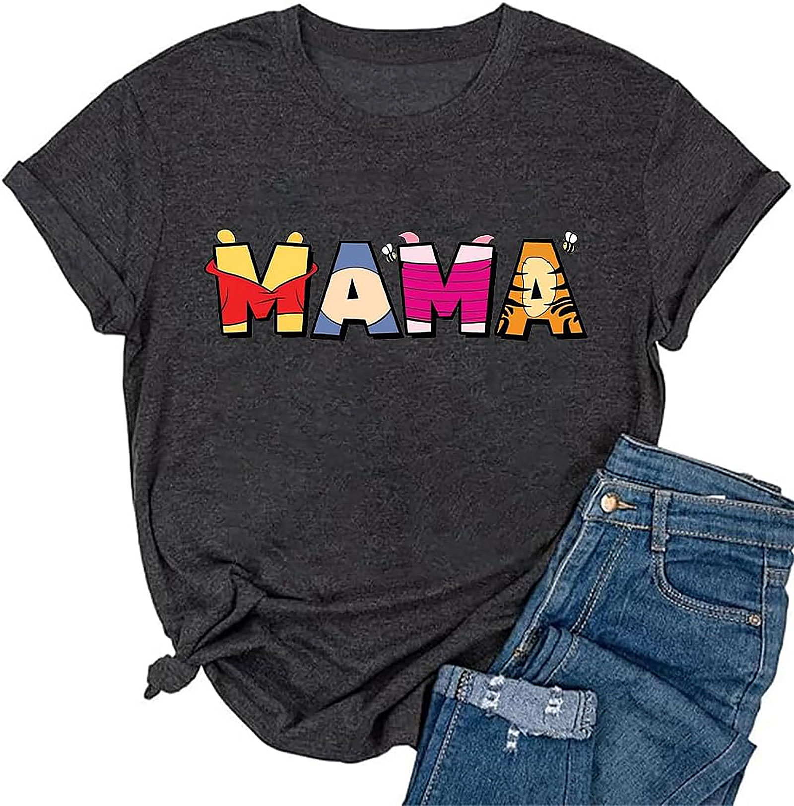 Pink Bow Coquette Mama T-shirt | Trendy Mother's Day Gift
