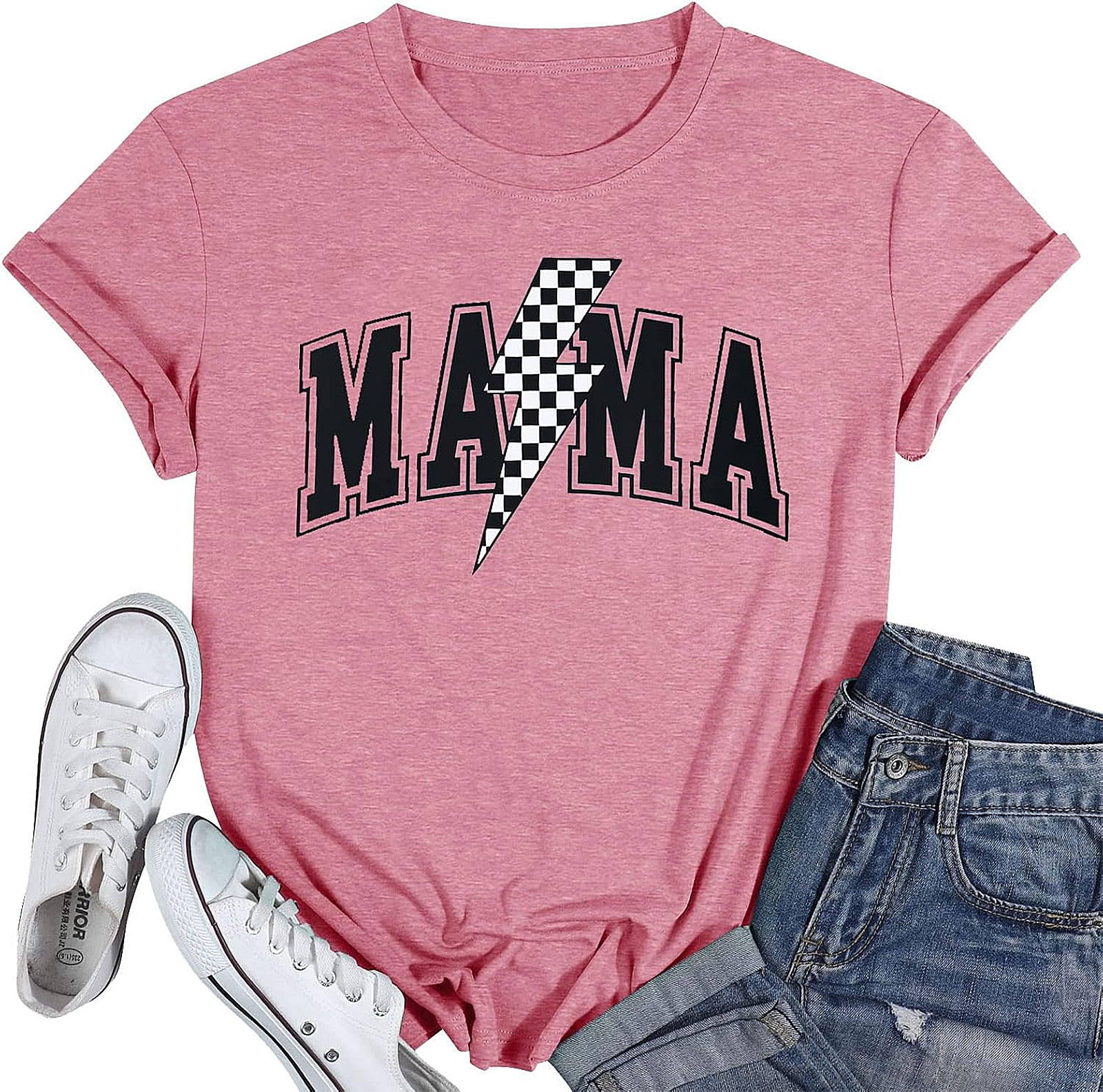 Pink Bow Coquette Mama T-shirt | Trendy Mother's Day Gift