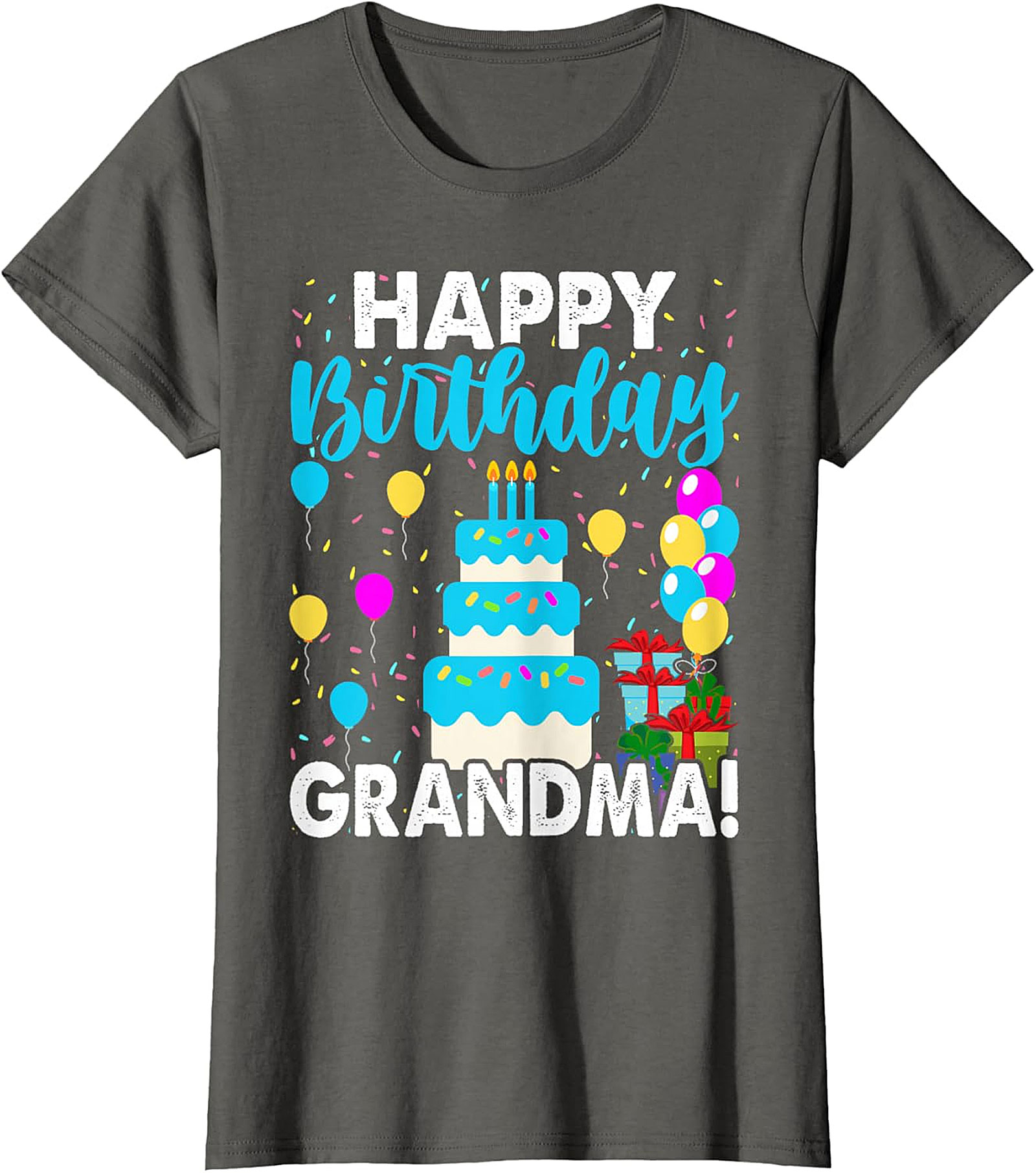Happy Birthday Grandma T-shirt | Vibrant Celebration Tee
