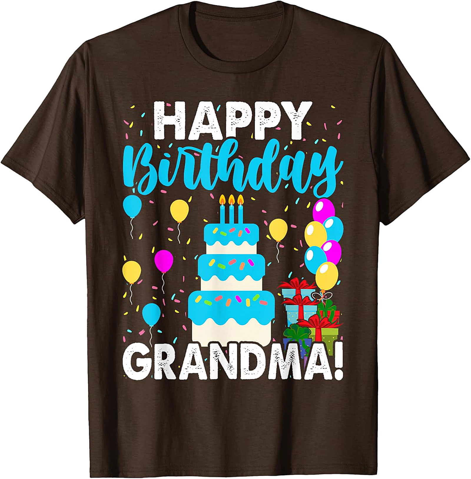 Happy Birthday Grandma T-shirt | Vibrant Celebration Tee