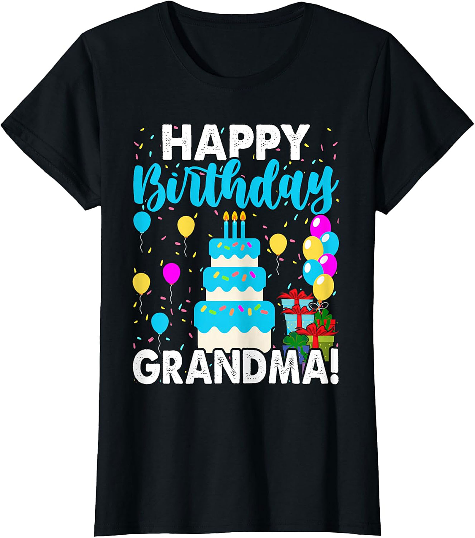 Happy Birthday Grandma T-shirt | Vibrant Celebration Tee
