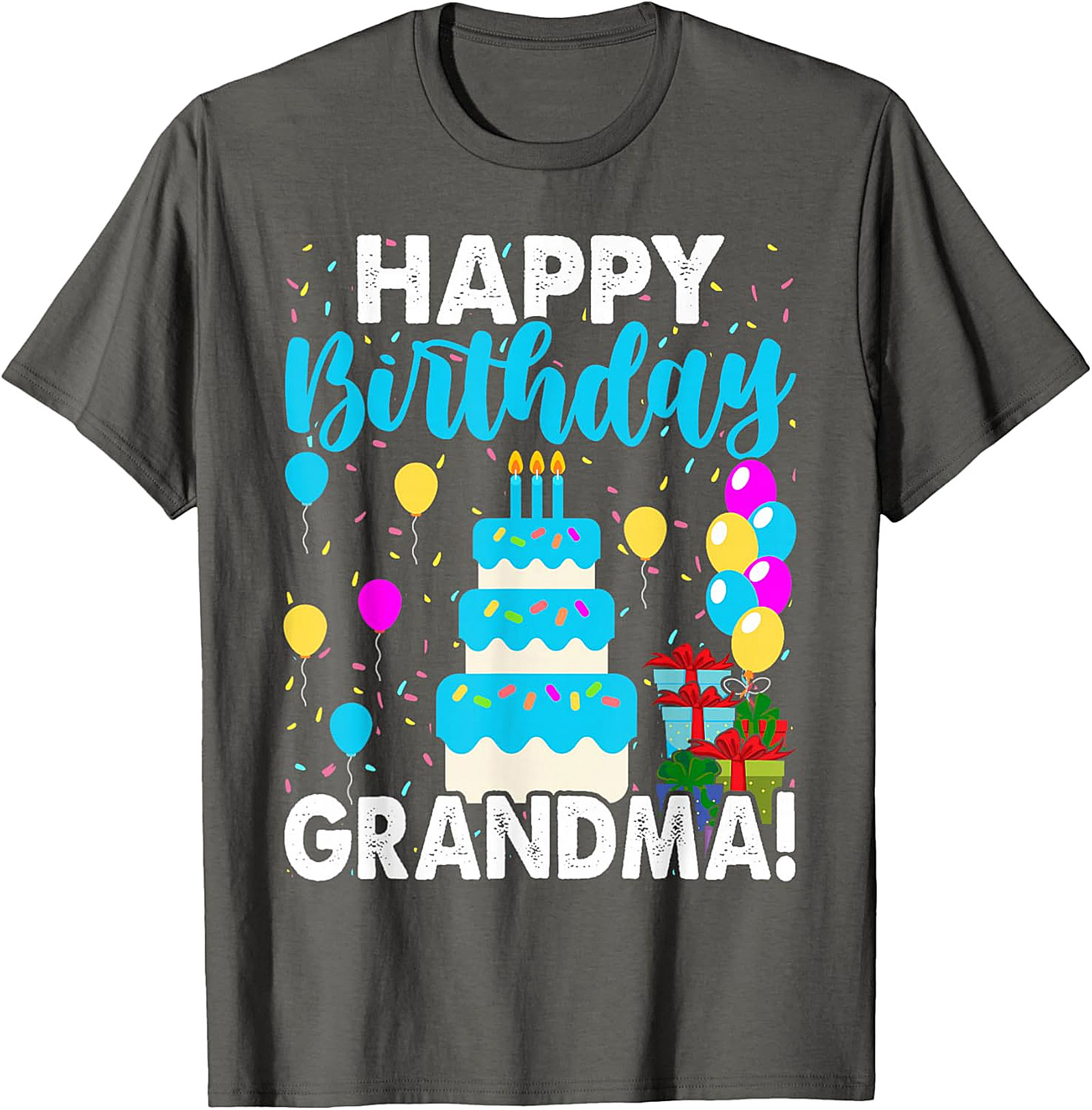 Happy Birthday Grandma T-shirt | Vibrant Celebration Tee