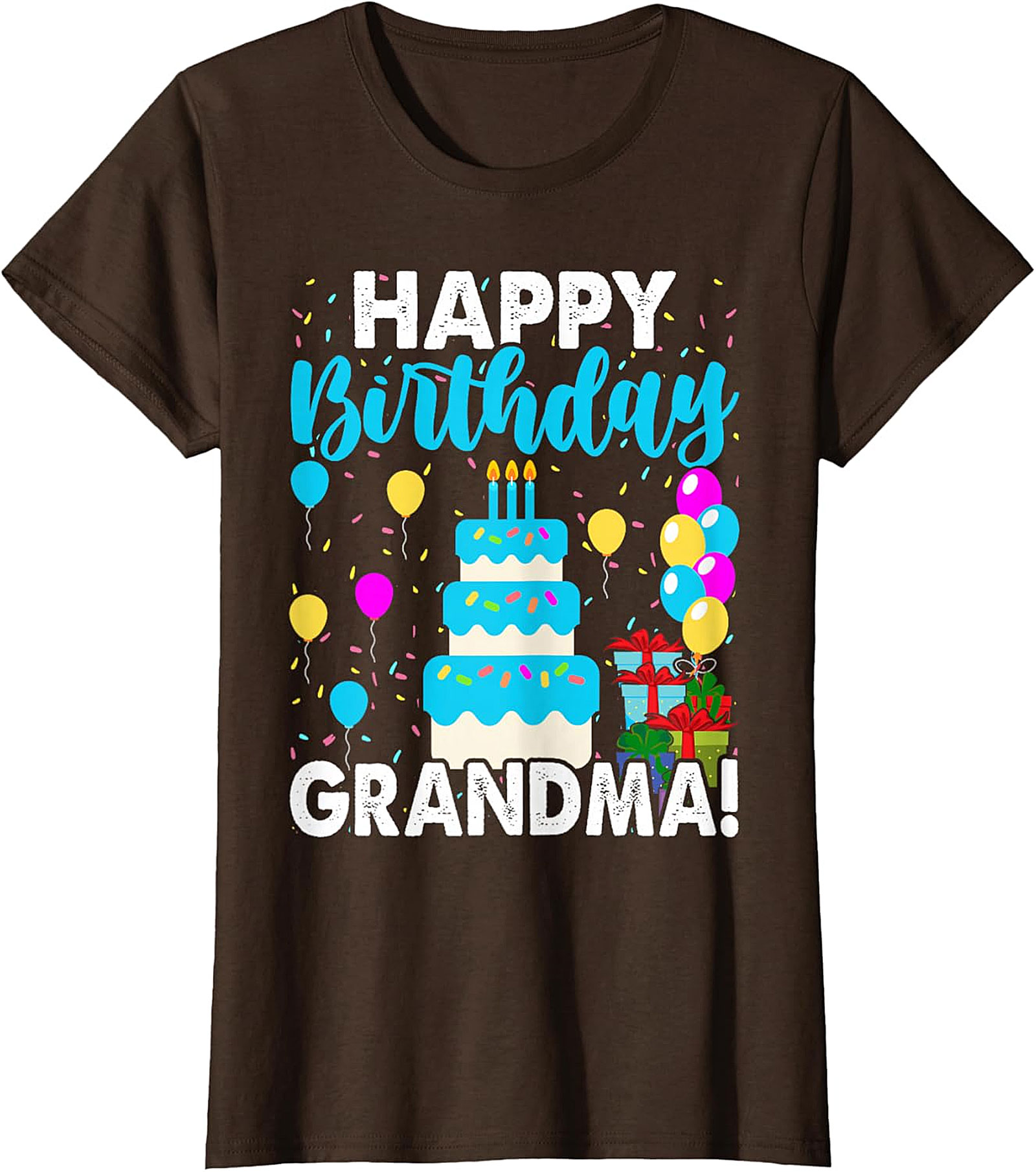 Happy Birthday Grandma T-shirt | Vibrant Celebration Tee