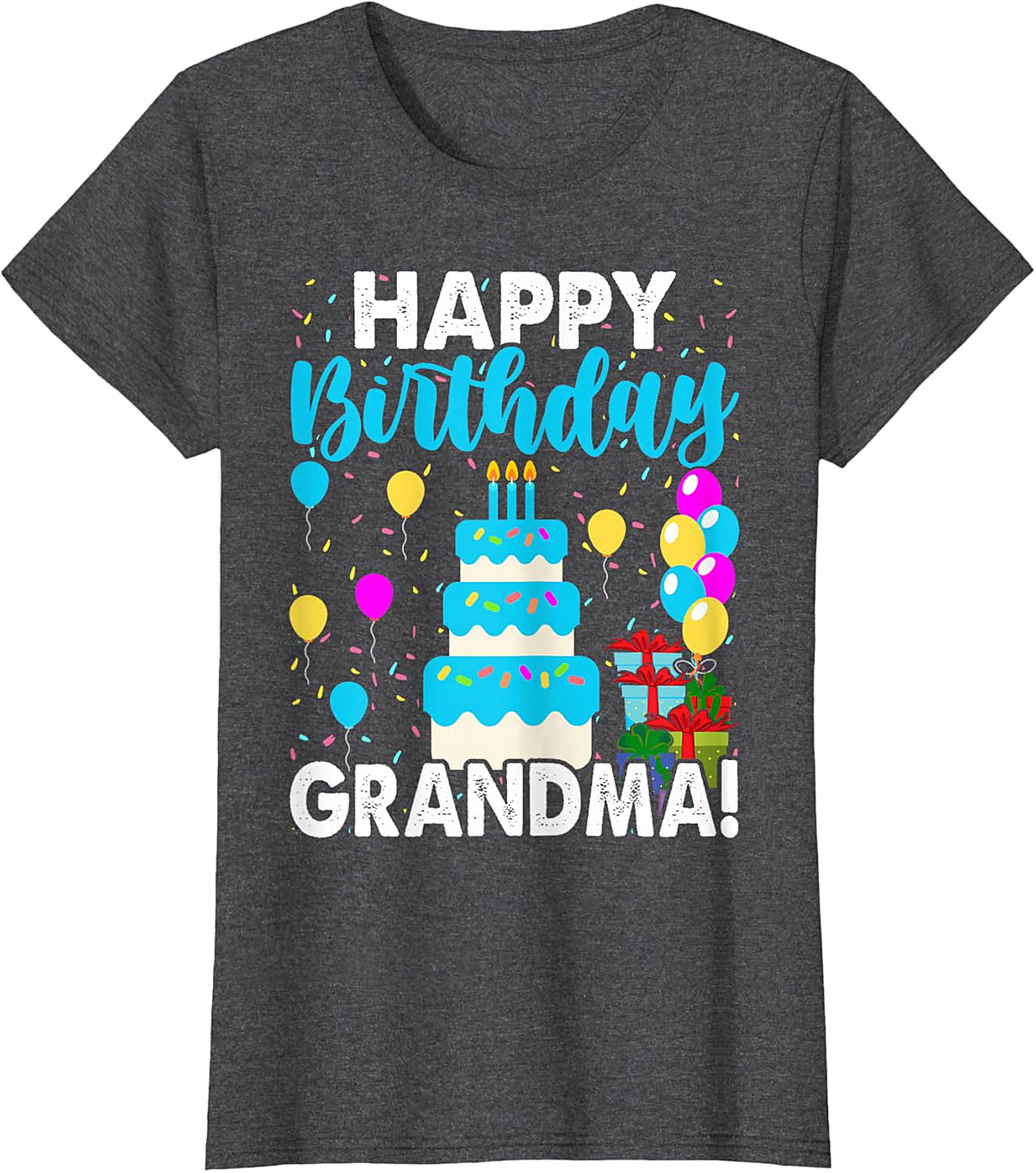 Happy Birthday Grandma T-shirt | Vibrant Celebration Tee