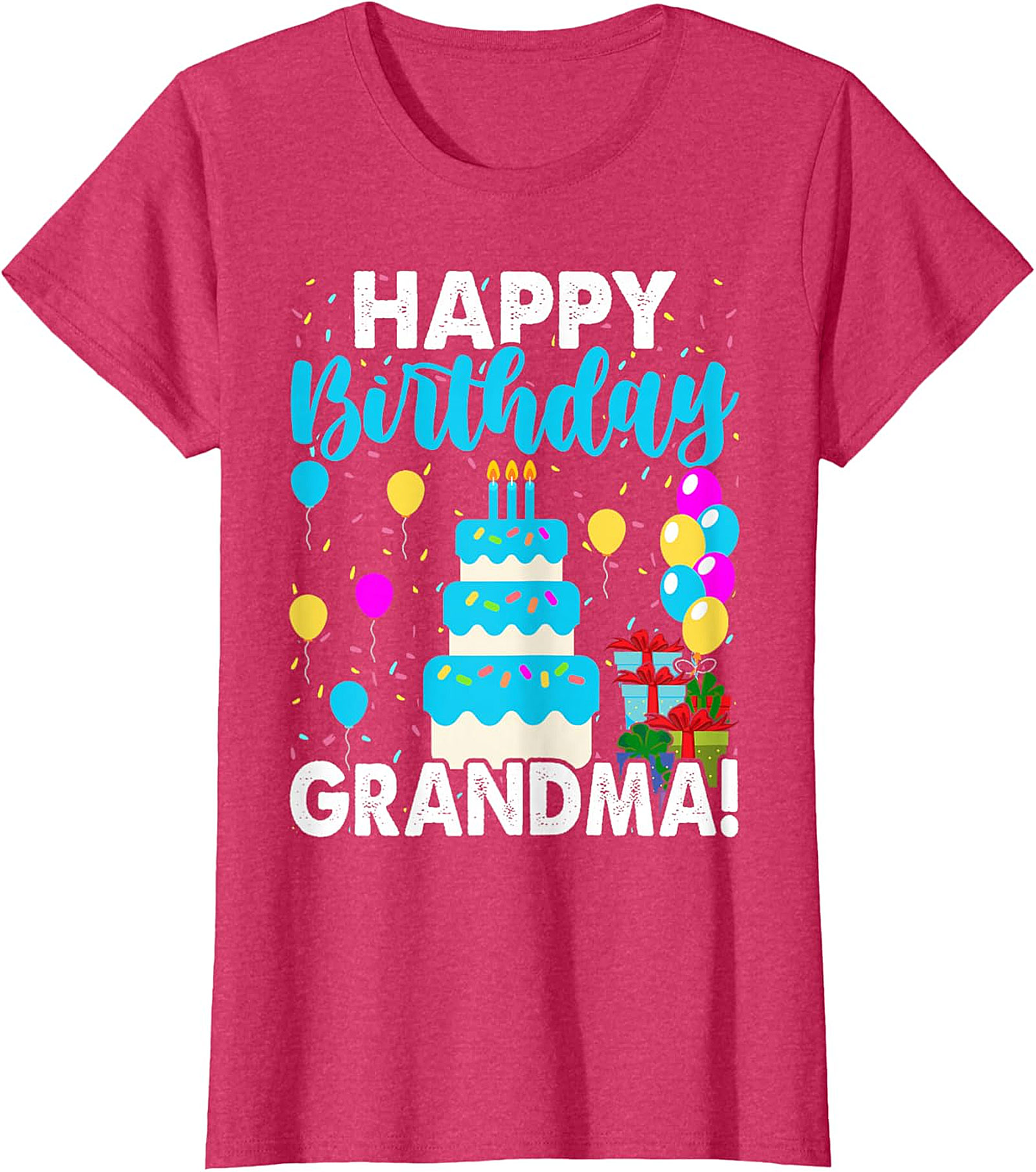 Happy Birthday Grandma T-shirt | Vibrant Celebration Tee