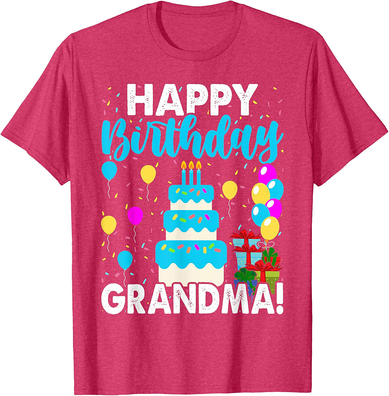 Happy Birthday Grandma T-shirt | Vibrant Celebration Tee