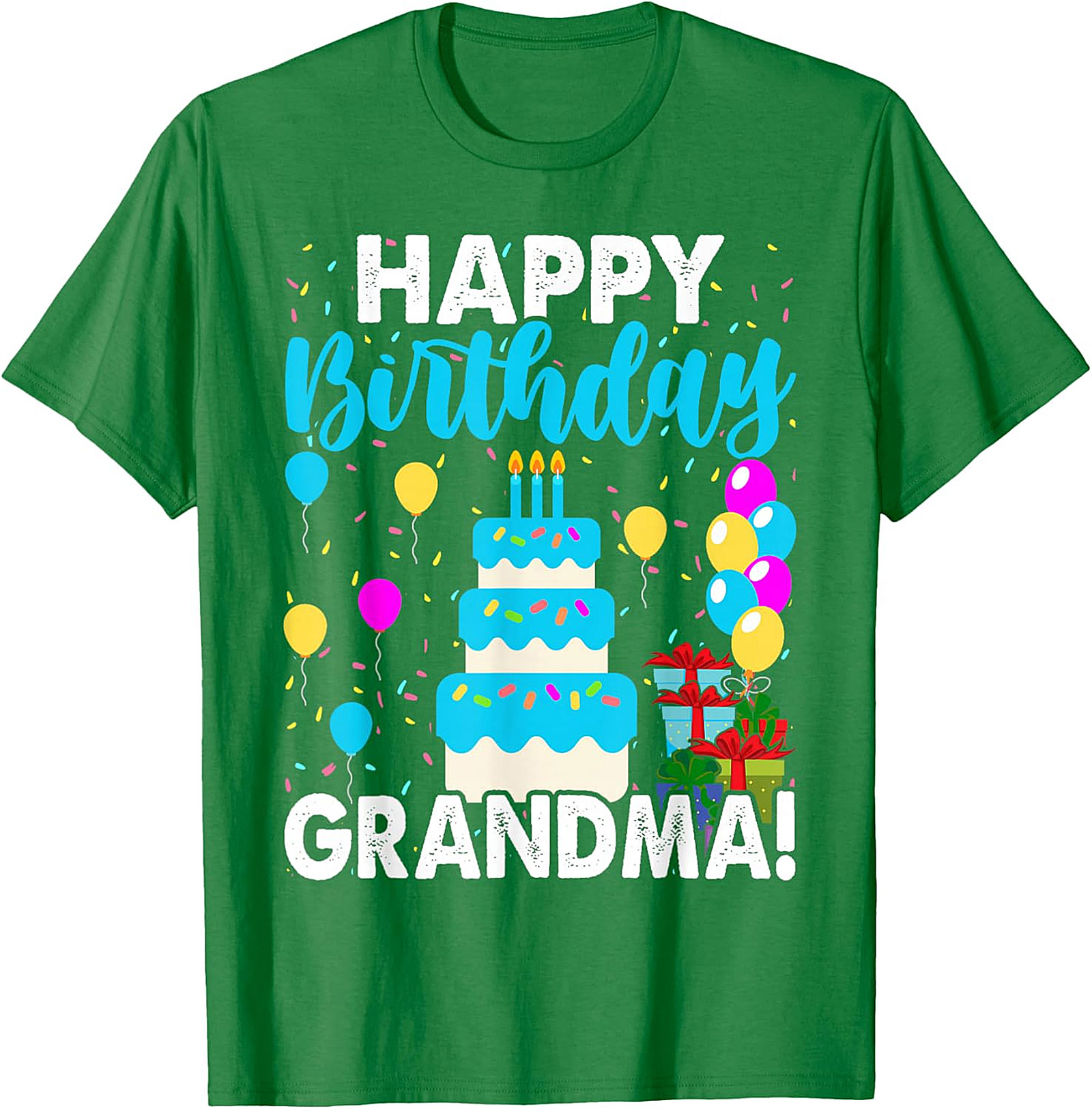 Happy Birthday Grandma T-shirt | Vibrant Celebration Tee