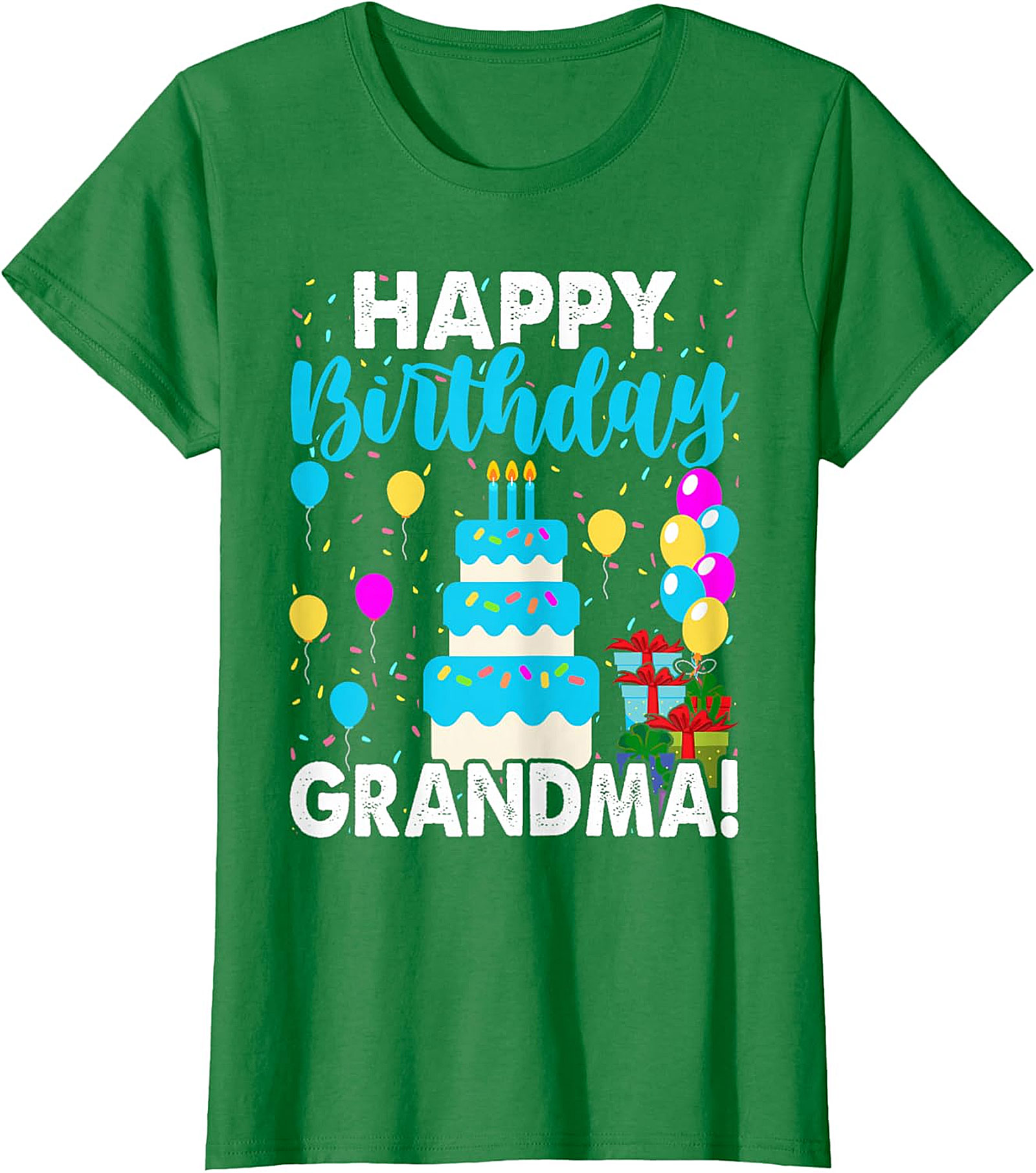 Happy Birthday Grandma T-shirt | Vibrant Celebration Tee