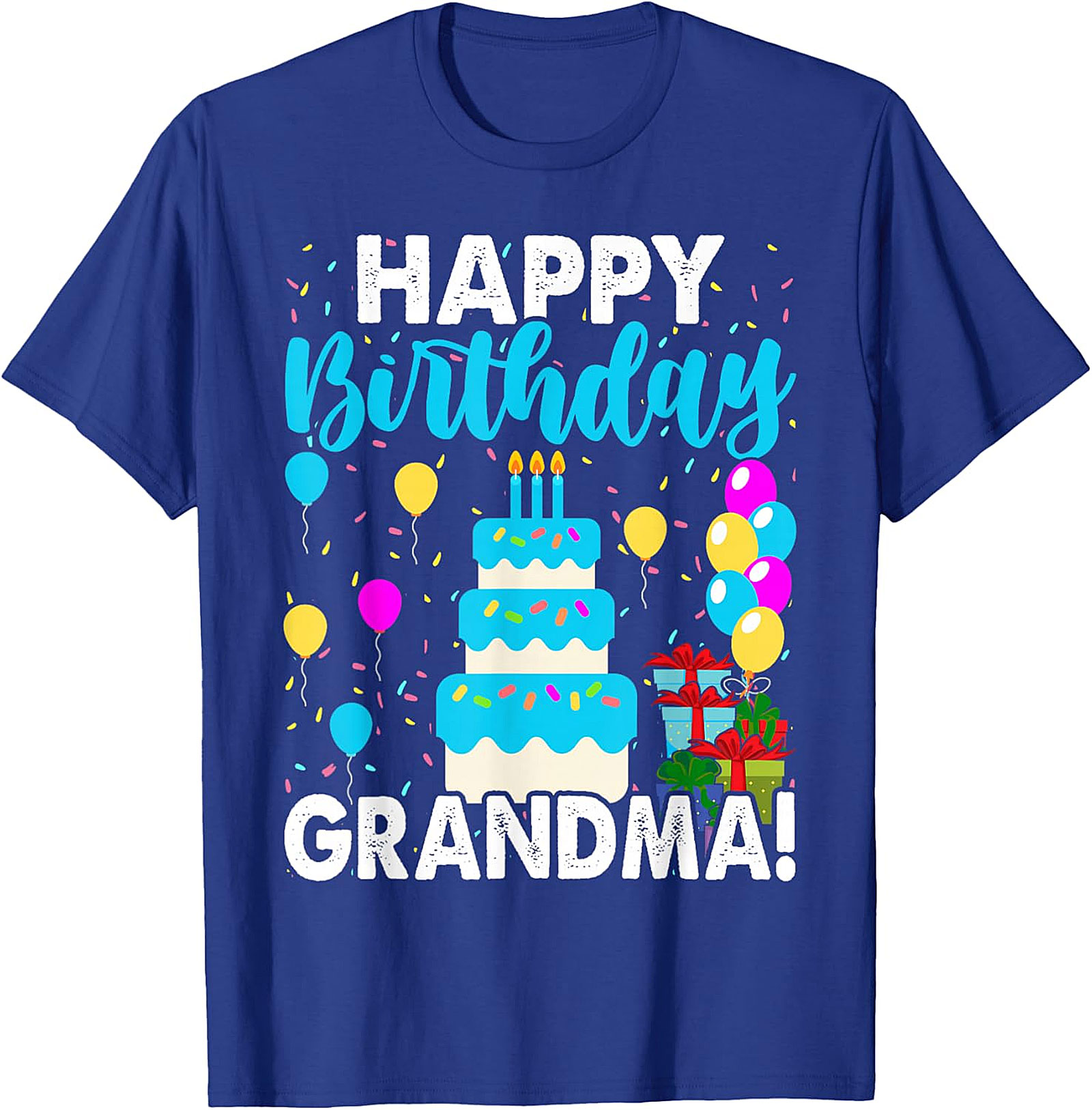Happy Birthday Grandma T-shirt | Vibrant Celebration Tee