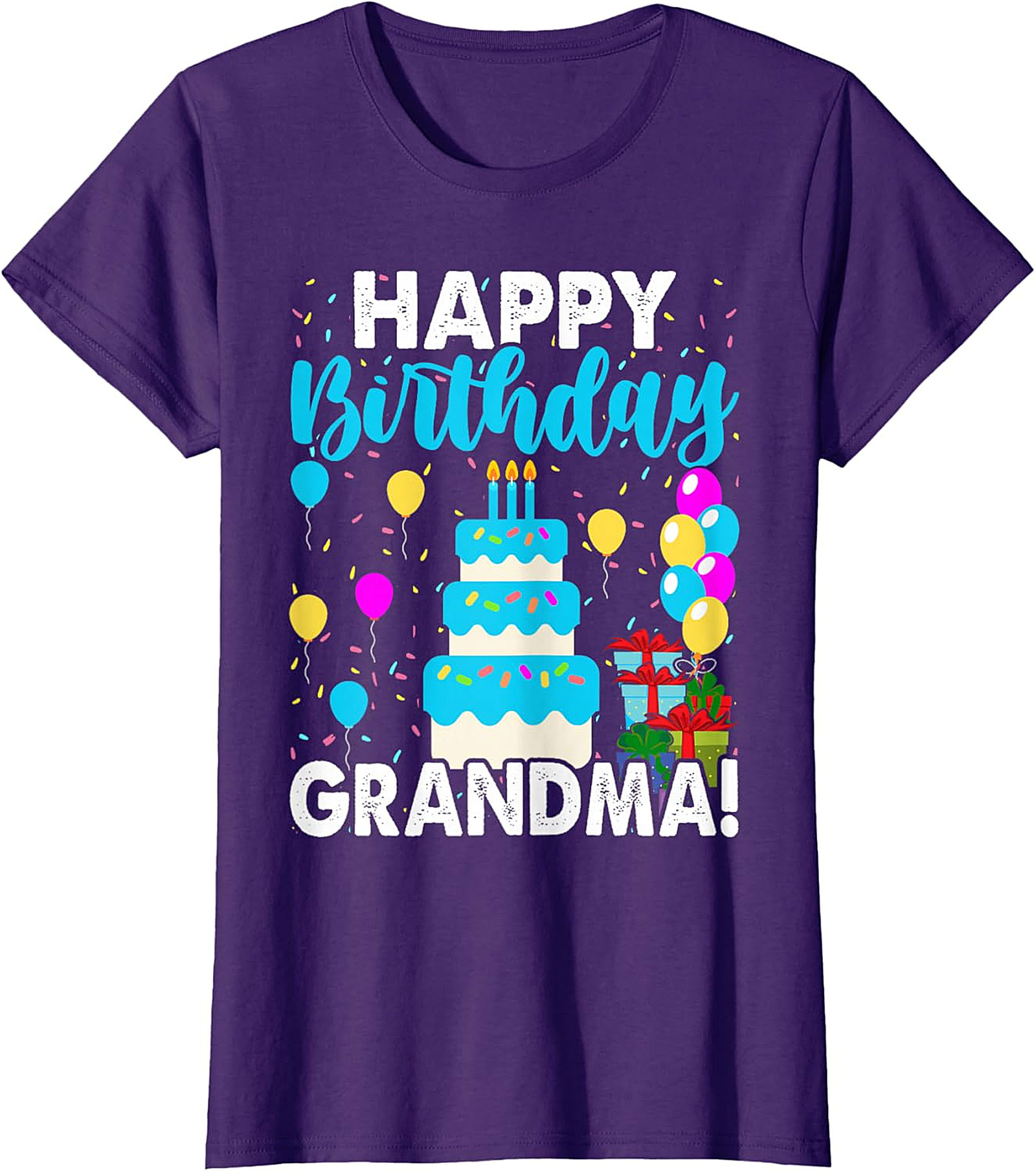 Happy Birthday Grandma T-shirt | Vibrant Celebration Tee