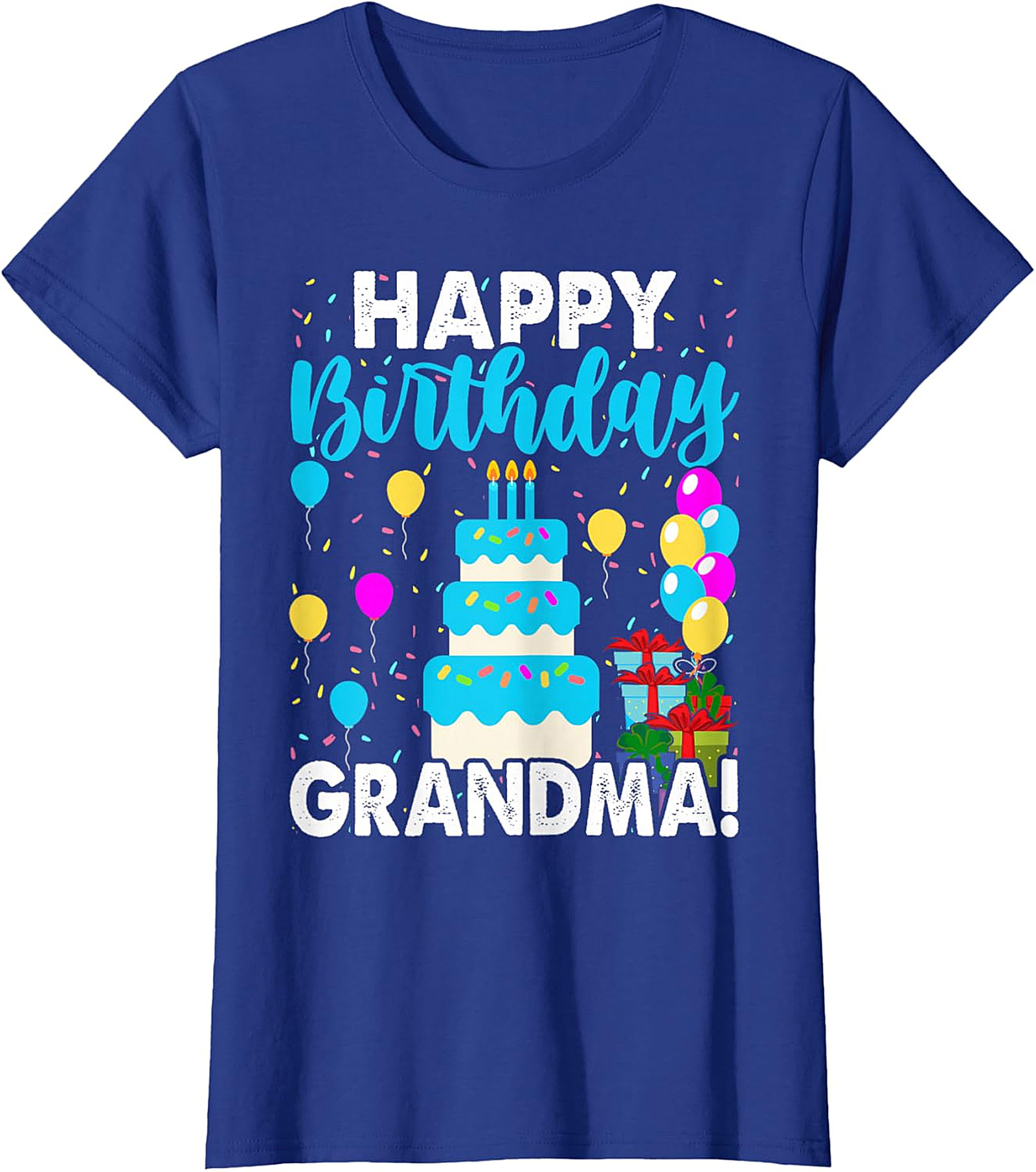 Happy Birthday Grandma T-shirt | Vibrant Celebration Tee